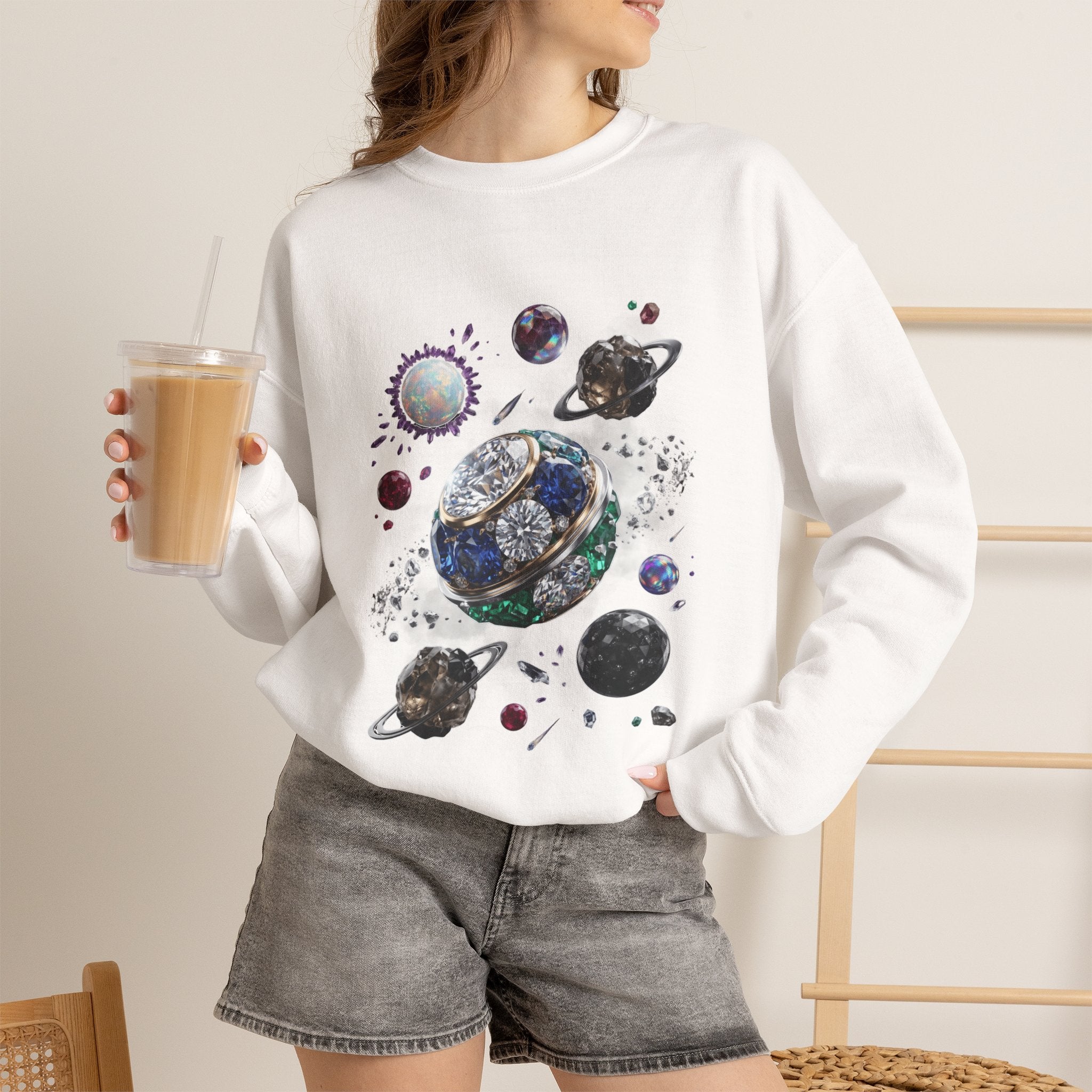 Cosmic Nebula Sweatshirt - Gildan