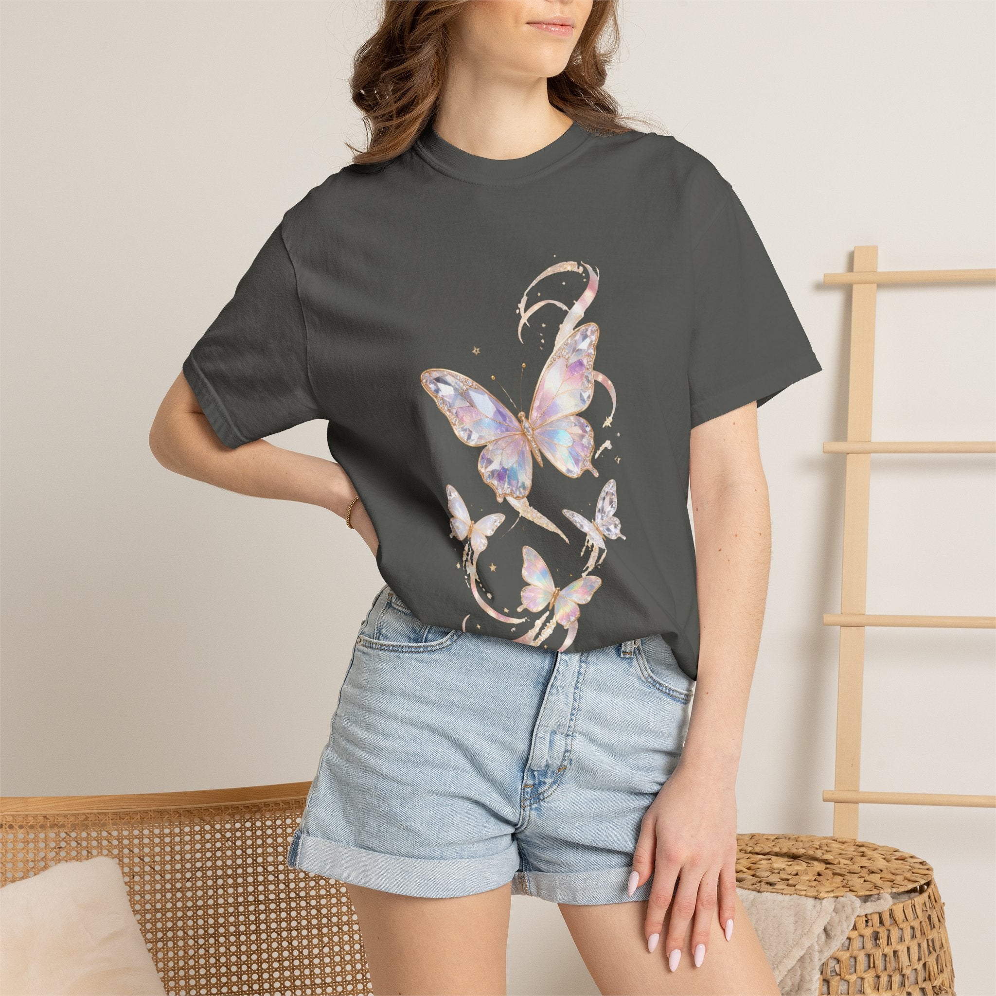 Halo Butterfly Tee - Comfort Colors