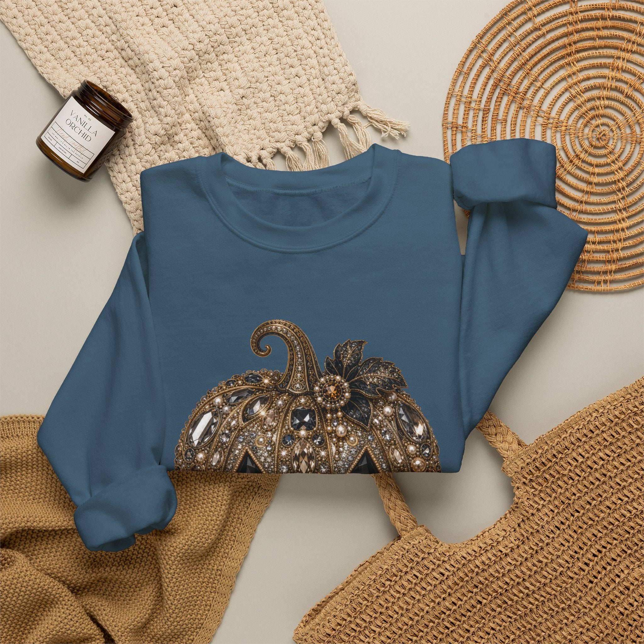 Jeweled Harvest Sweatshirt - Gildan