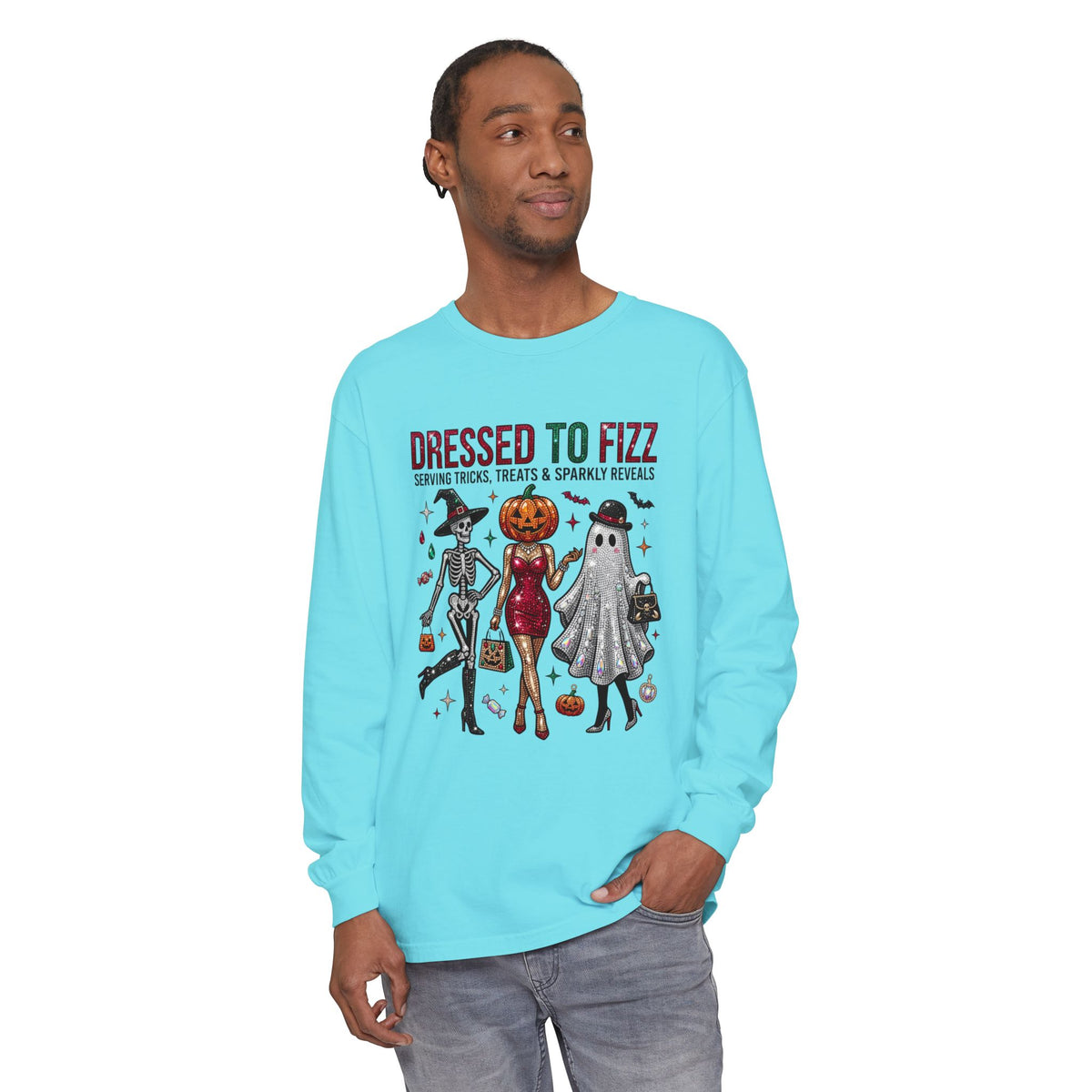Dressed To Fizz Long Sleeve - Comfort Colors