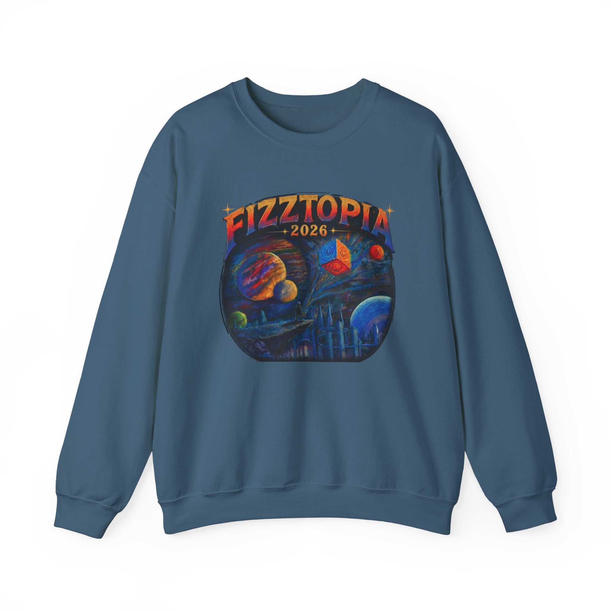 Daddy Ring Bomb's Fizztopia Galaxy Sweatshirt - Gildan