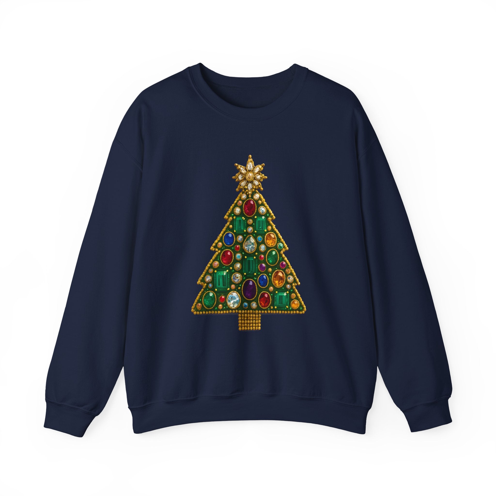 Jeweled Christmas Tree Sweatshirt