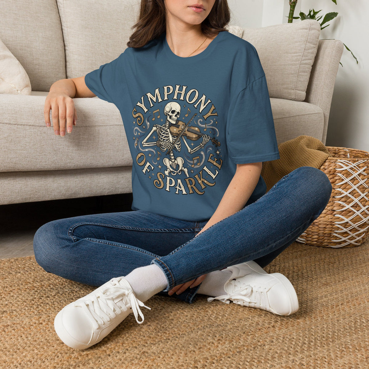 Symphony of Sparkle Tee (Round) - Gildan