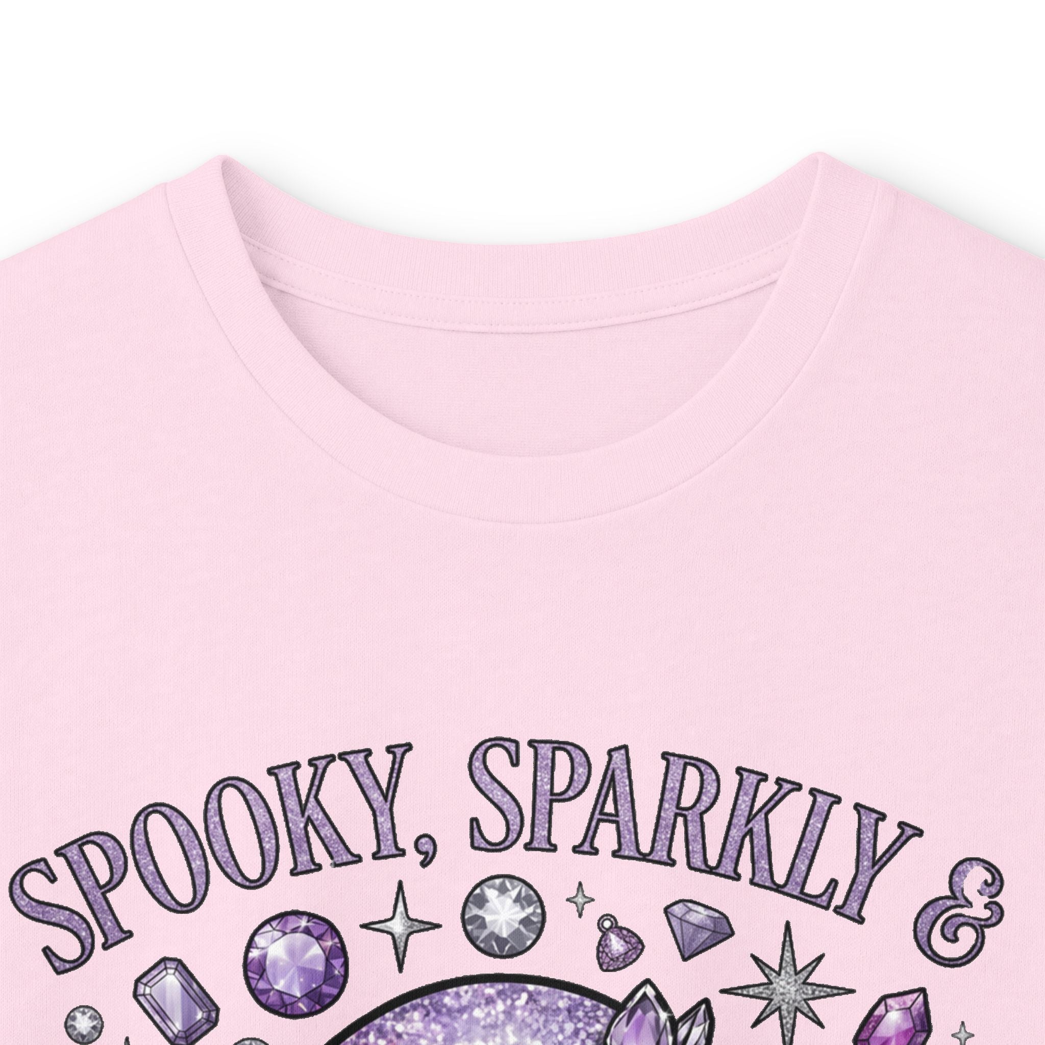 Spooky and Sparkly Long Sleeve Tee - Gildan