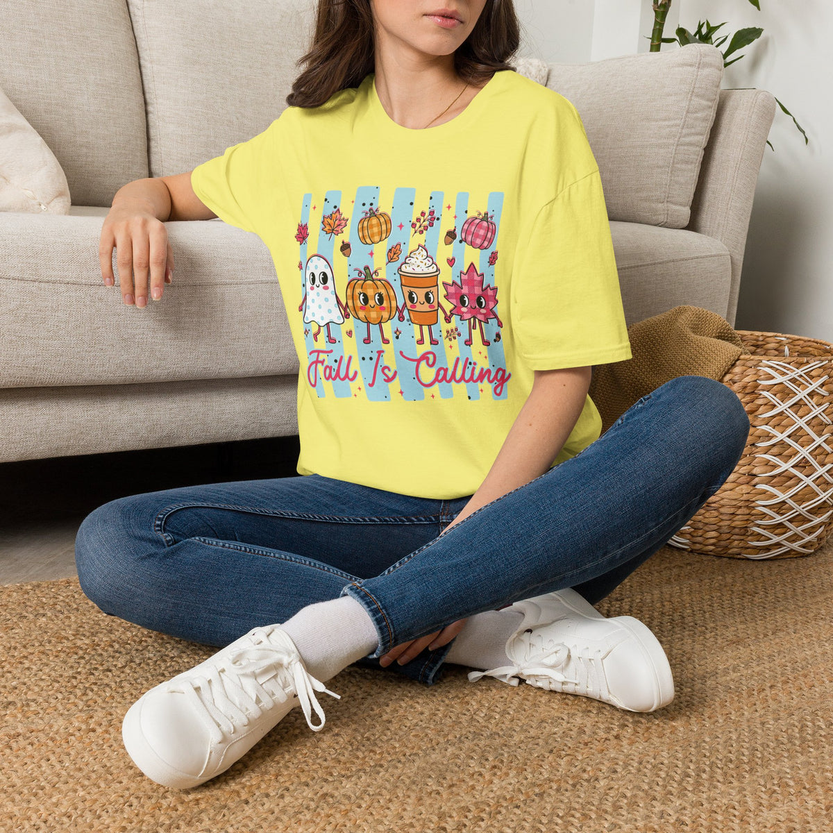 Fall Is Calling Tee - Gildan