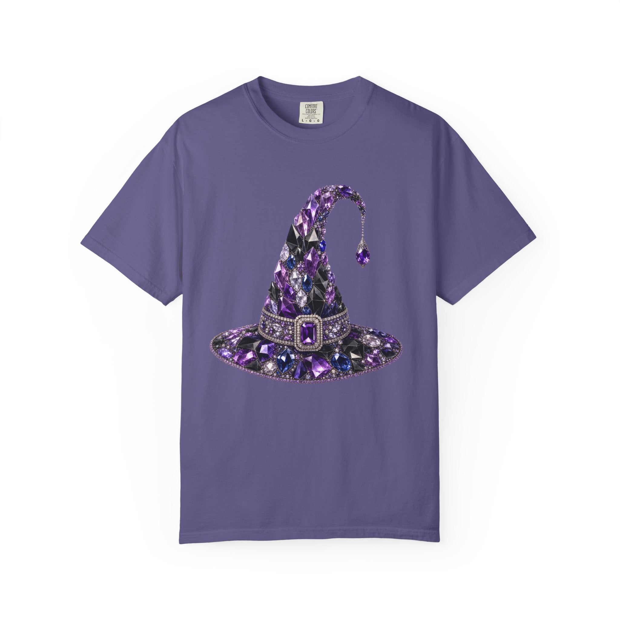 Jeweled Witches Hat Tee - Comfort Colors