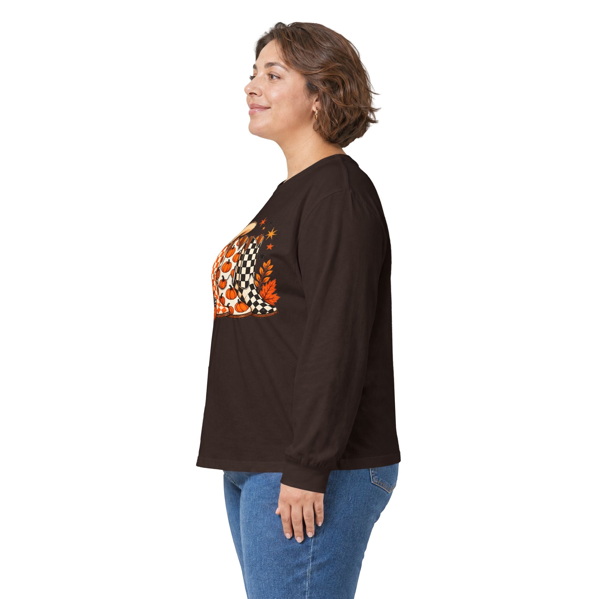 Halloween Boots Long Sleeve - Gildan