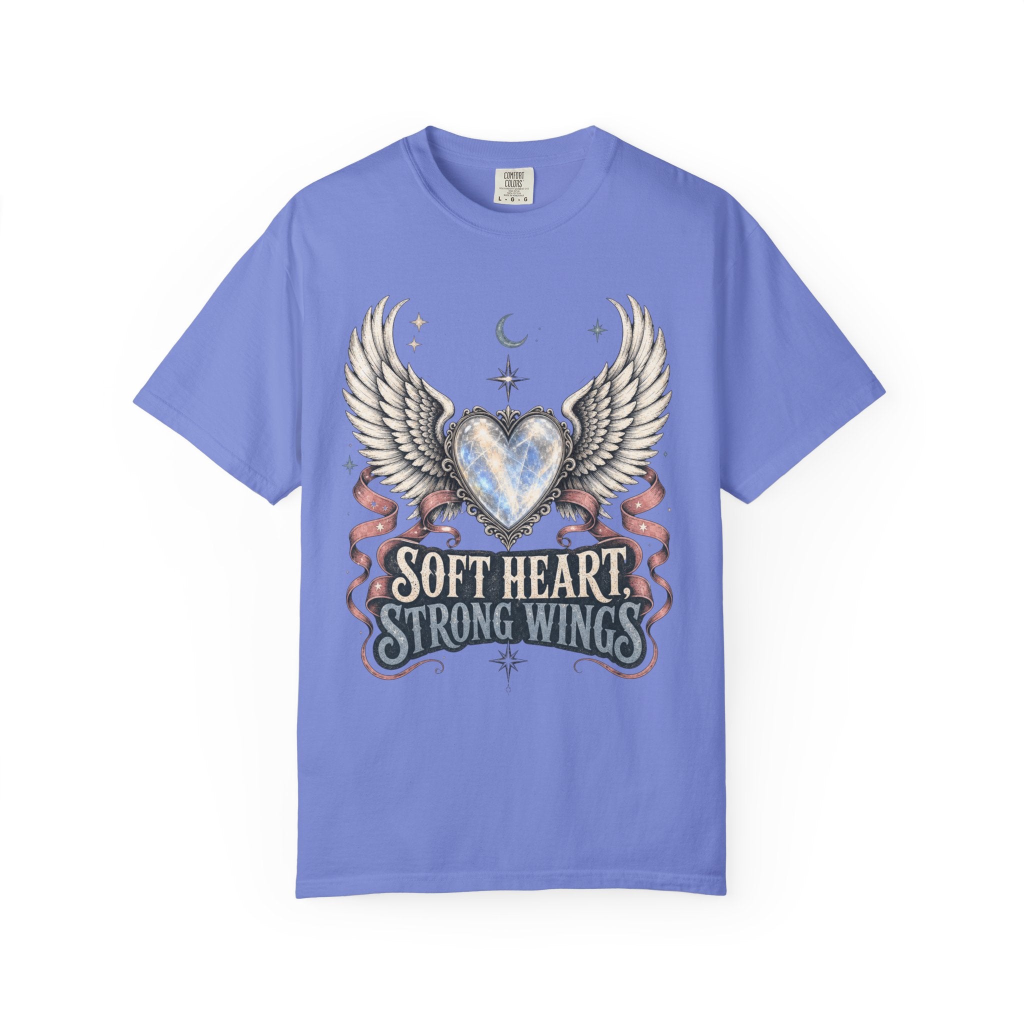 Soft Heart Strong Wings Tee - Comfort Colors