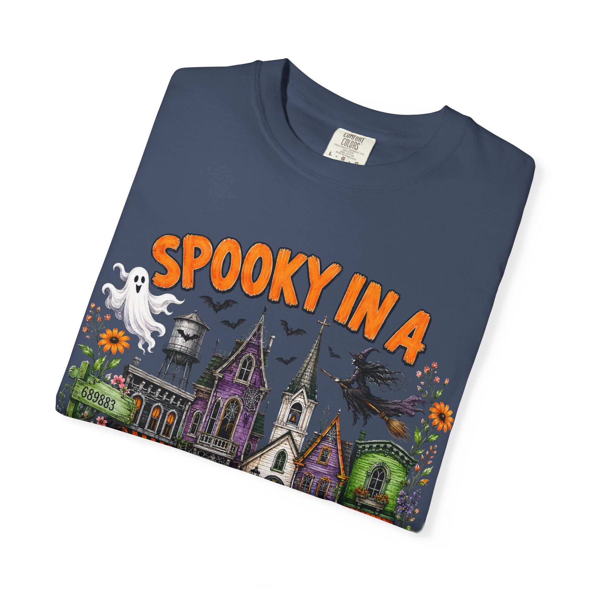 Spooky In A Small Town Tee - Comfort Colors