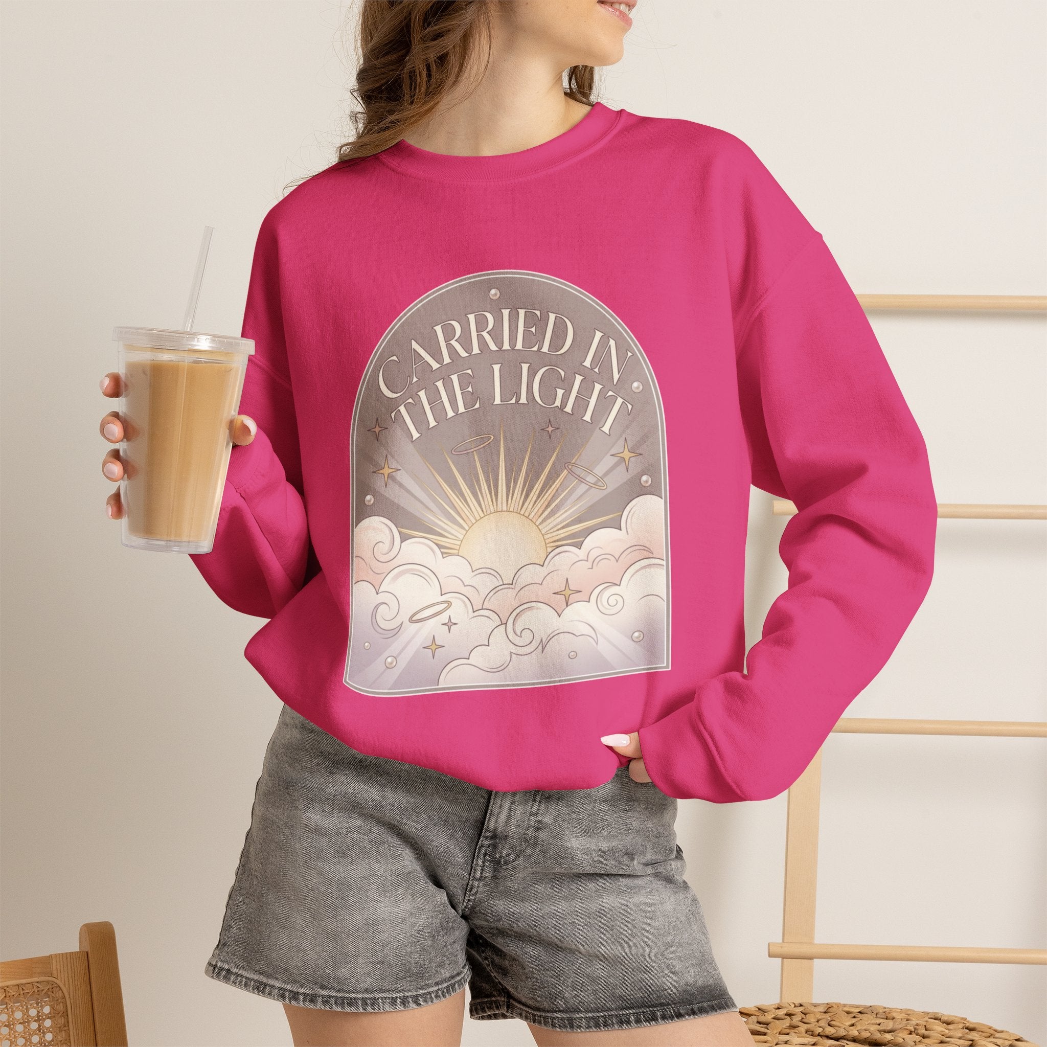 Carried In The Light Sweatshirt - Gildan