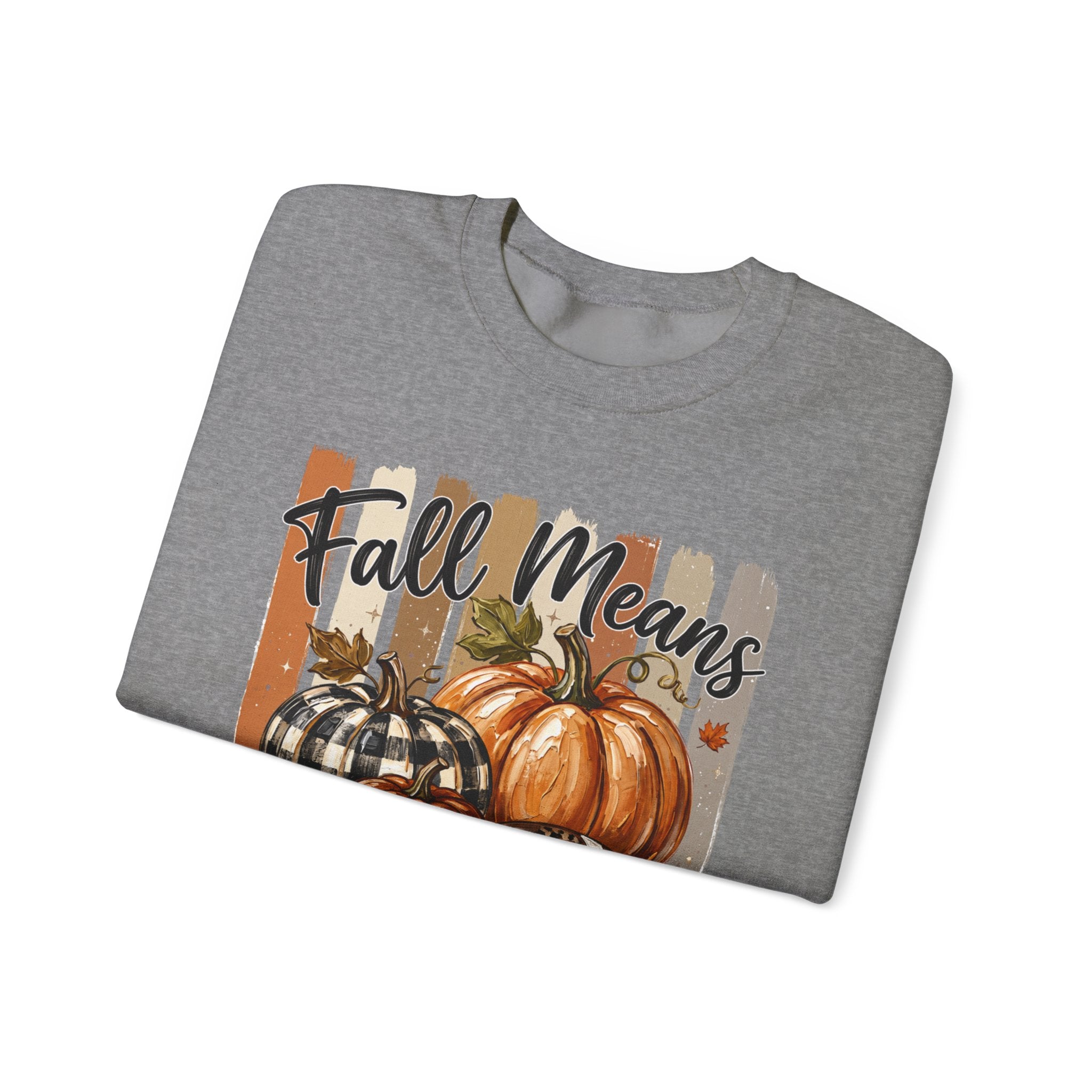 Fall Means Football Sweatshirt - Gildan