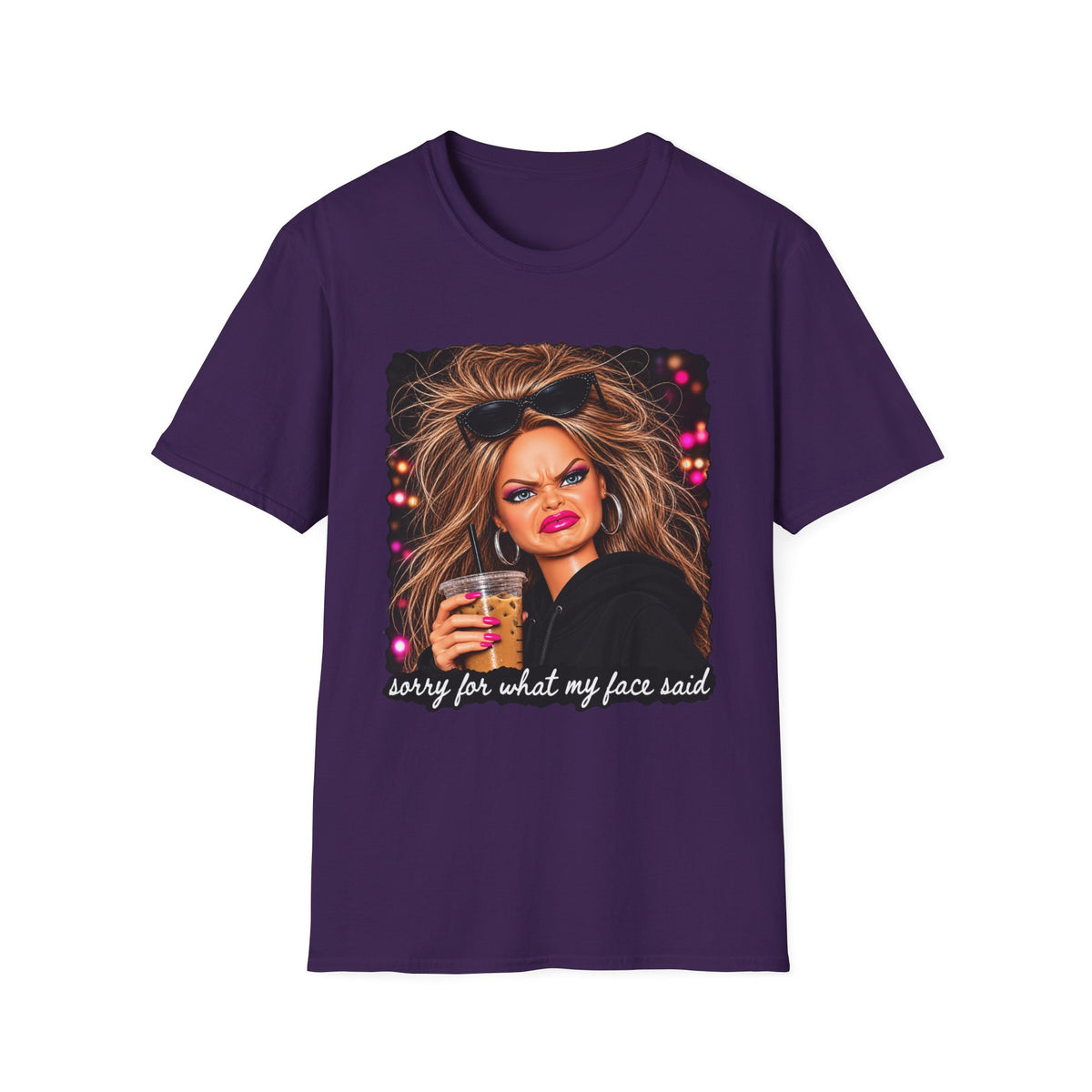Sorry For What My Face Said Tee - Gildan