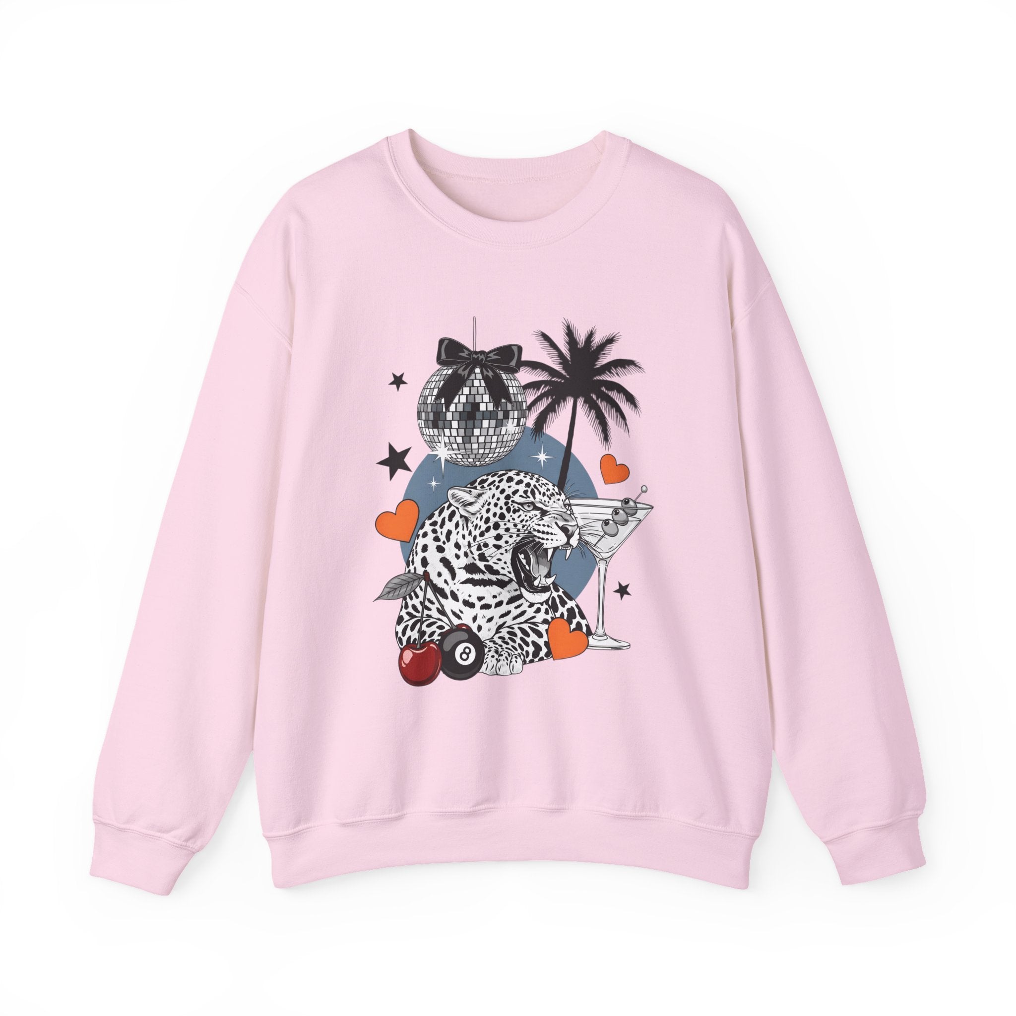 Disco Cheetah Sweatshirt - Gildan