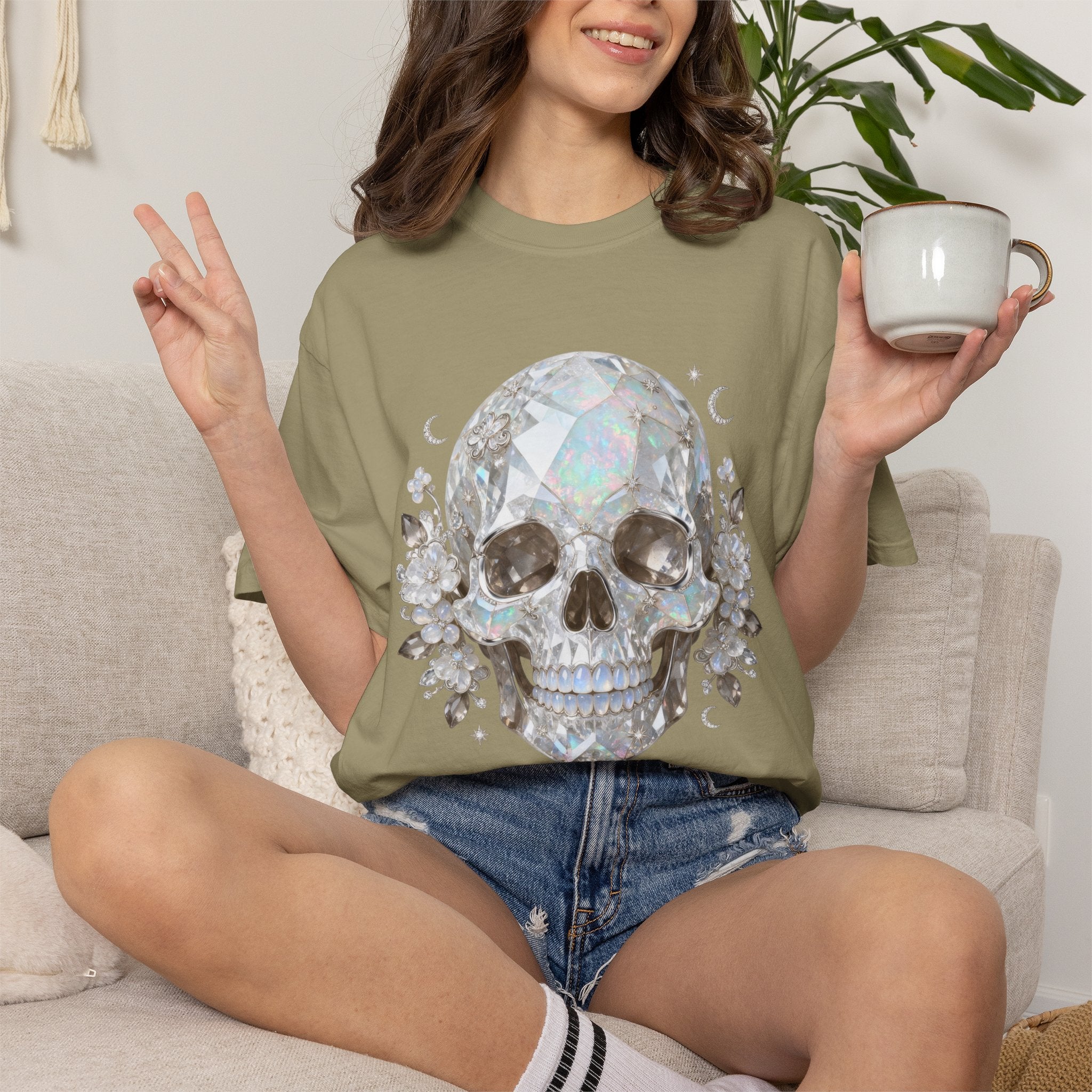 Moonstone Skull Tee - Comfort Colors