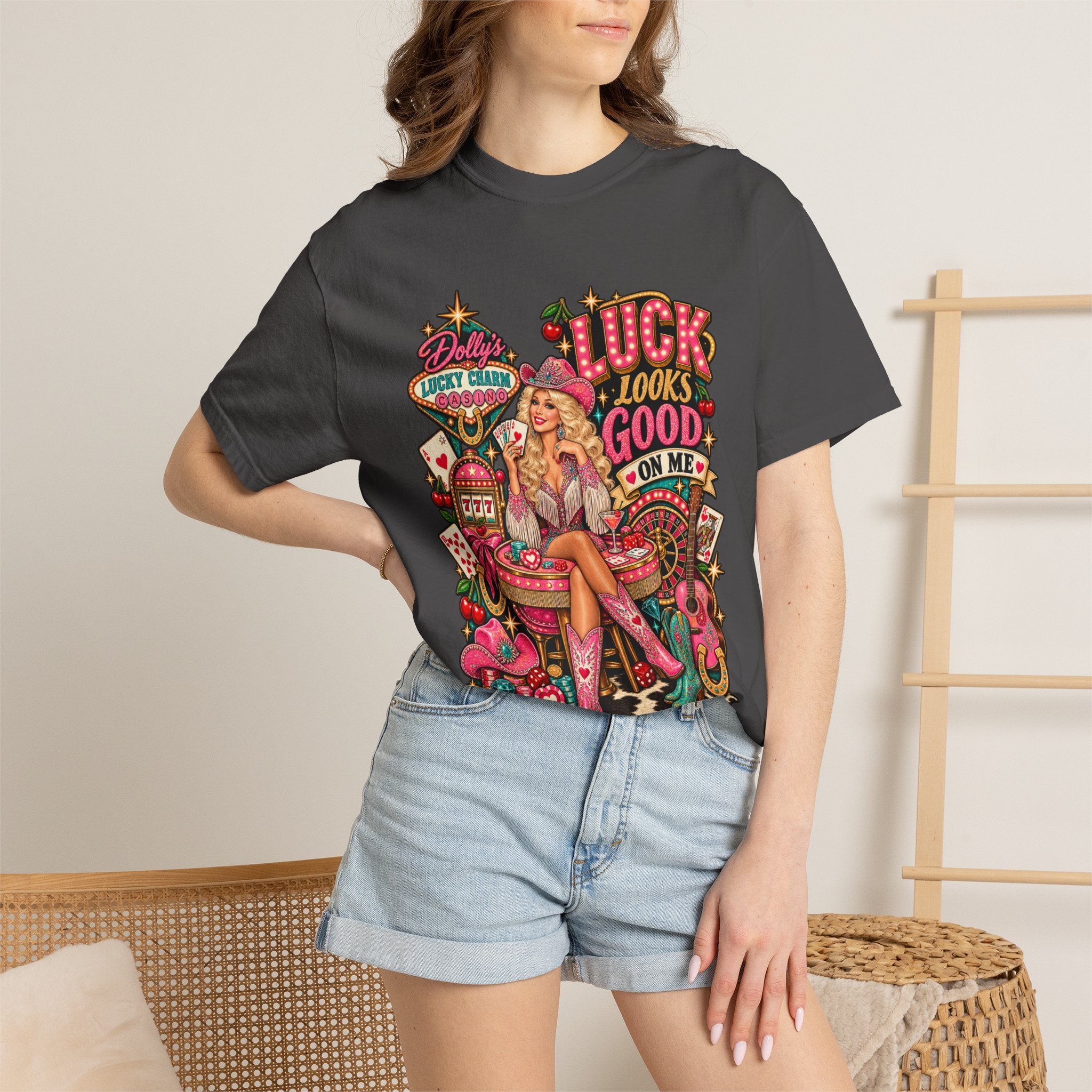 Dolly's Lucky Charm Casino Tee