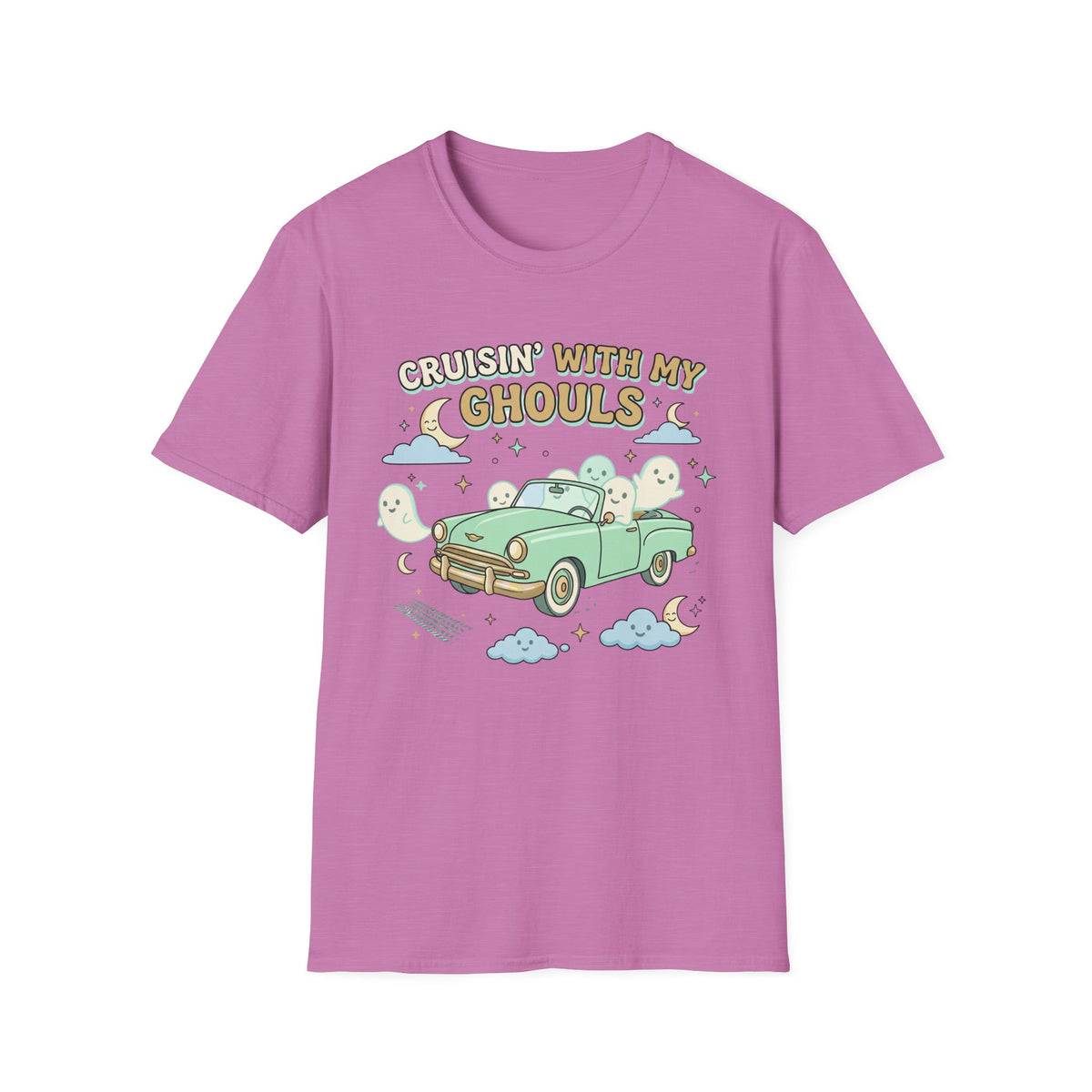 Cruisin' With My Ghouls Tee - Gildan