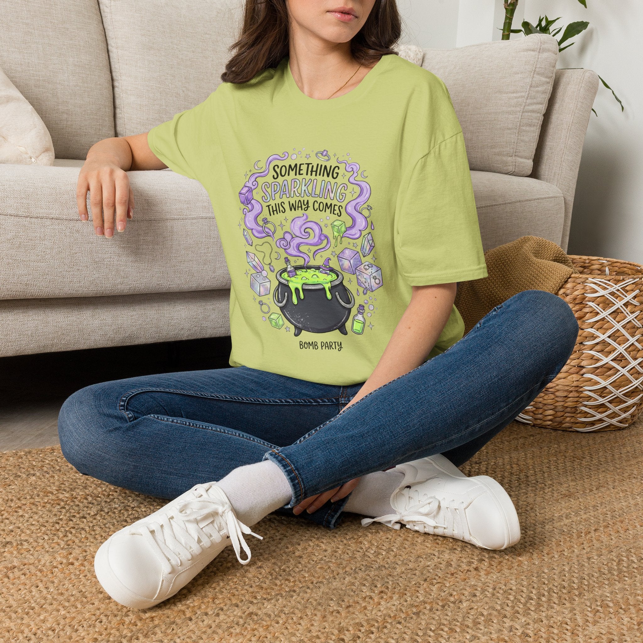 The Spooky Cauldron Tee - Gildan