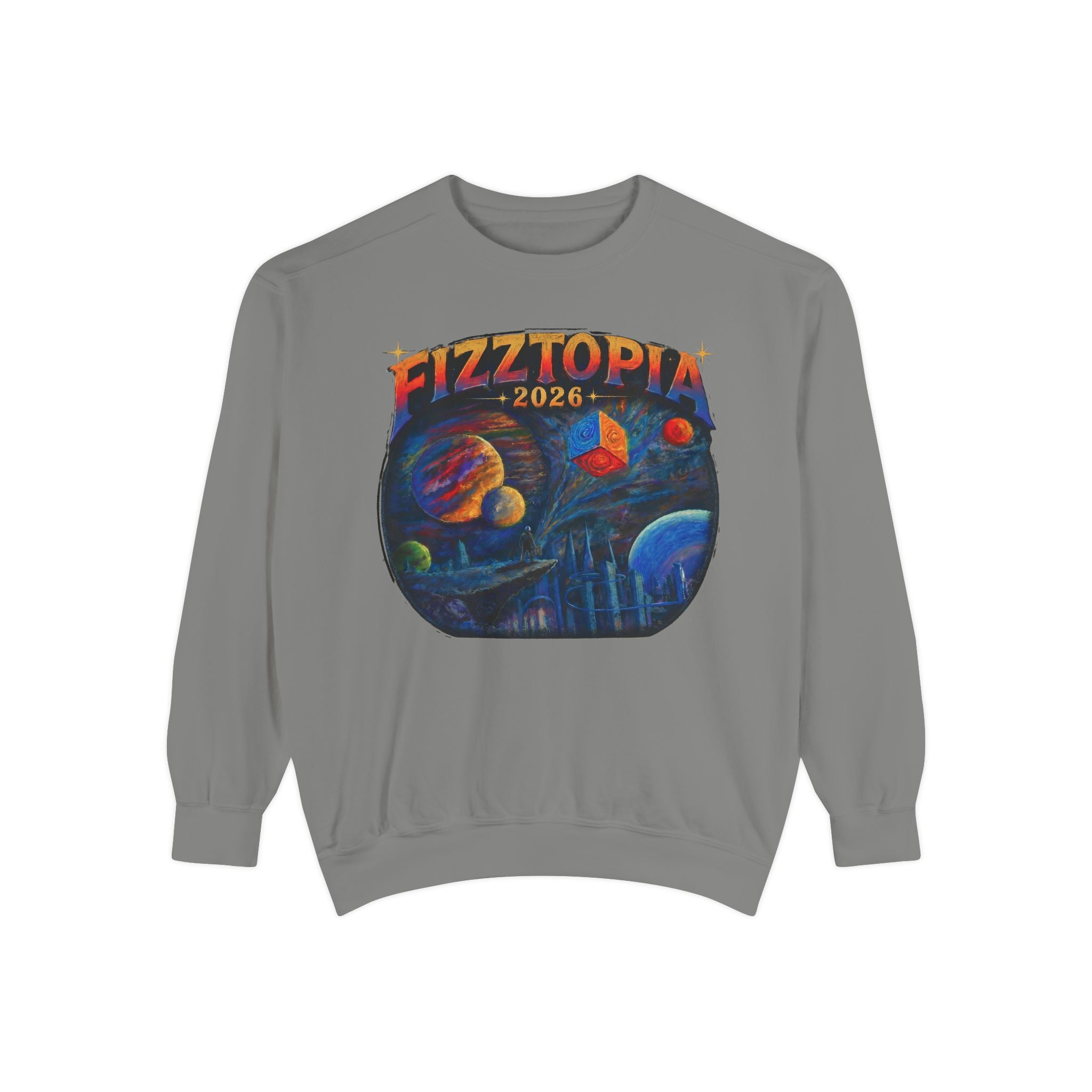 Daddy Ring Bomb's Fizztopia Galaxy Sweatshirt - Comfort Colors