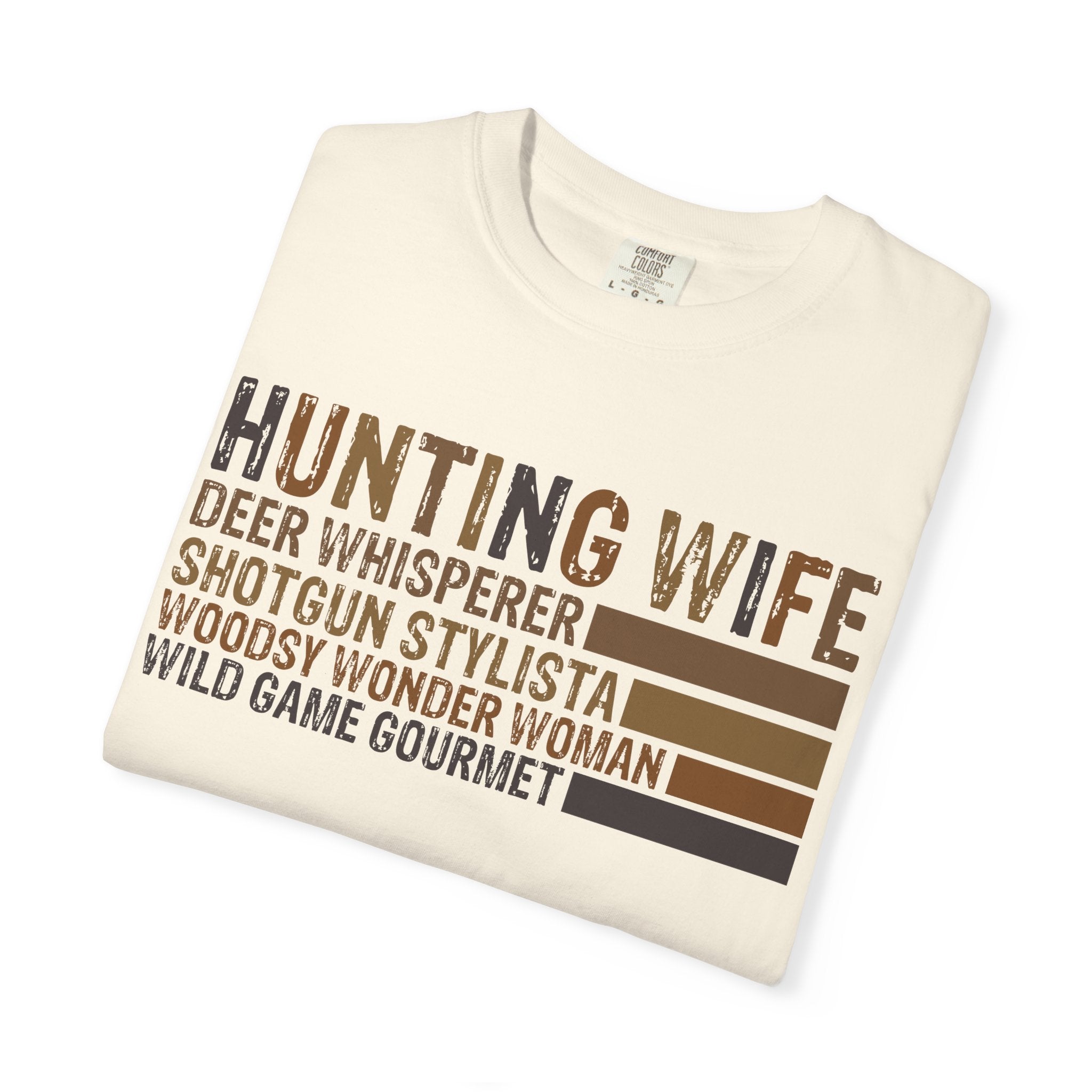 Hunting Wife Graphic T-Shirt — 'Deer Whisperer' Camouflage Pride Tee