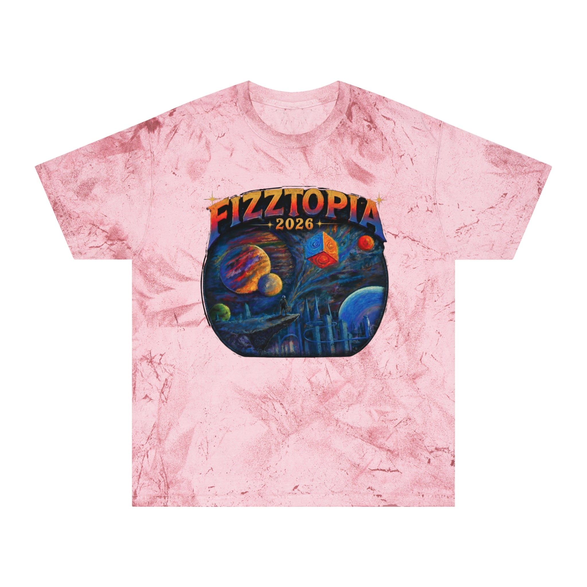Daddy Ring Bomb's Fizztopia Galaxy Shirt Marbled Wash - Comfort Colors