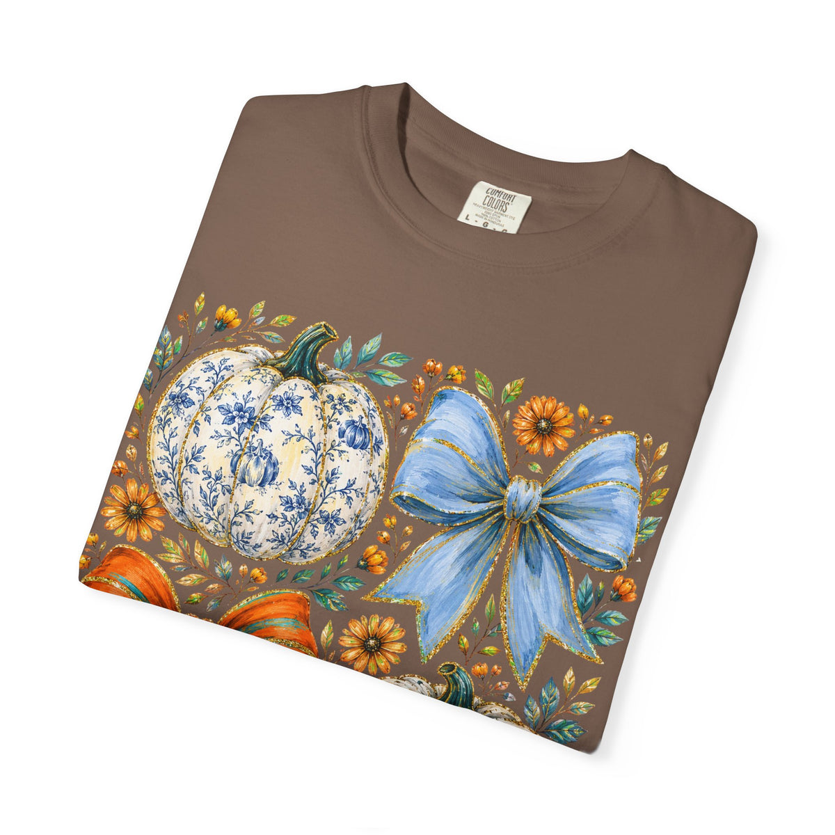 Pumpkin Bows Tee - Comfort Colors