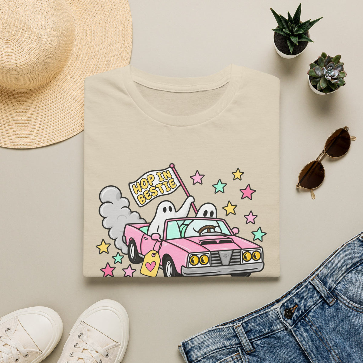 Hop In Bestie Tee - Gildan