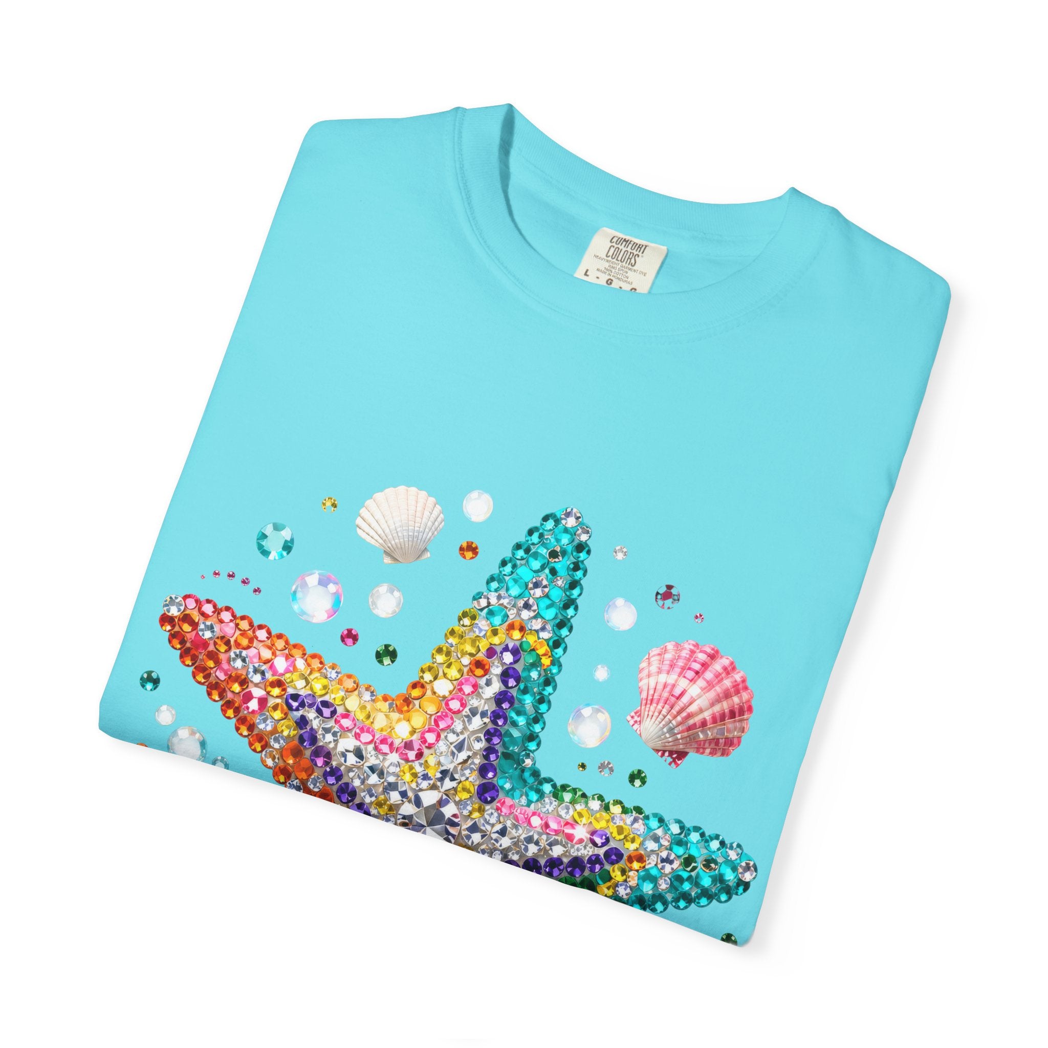 Jeweled Starfish Tee - Comfort Colors