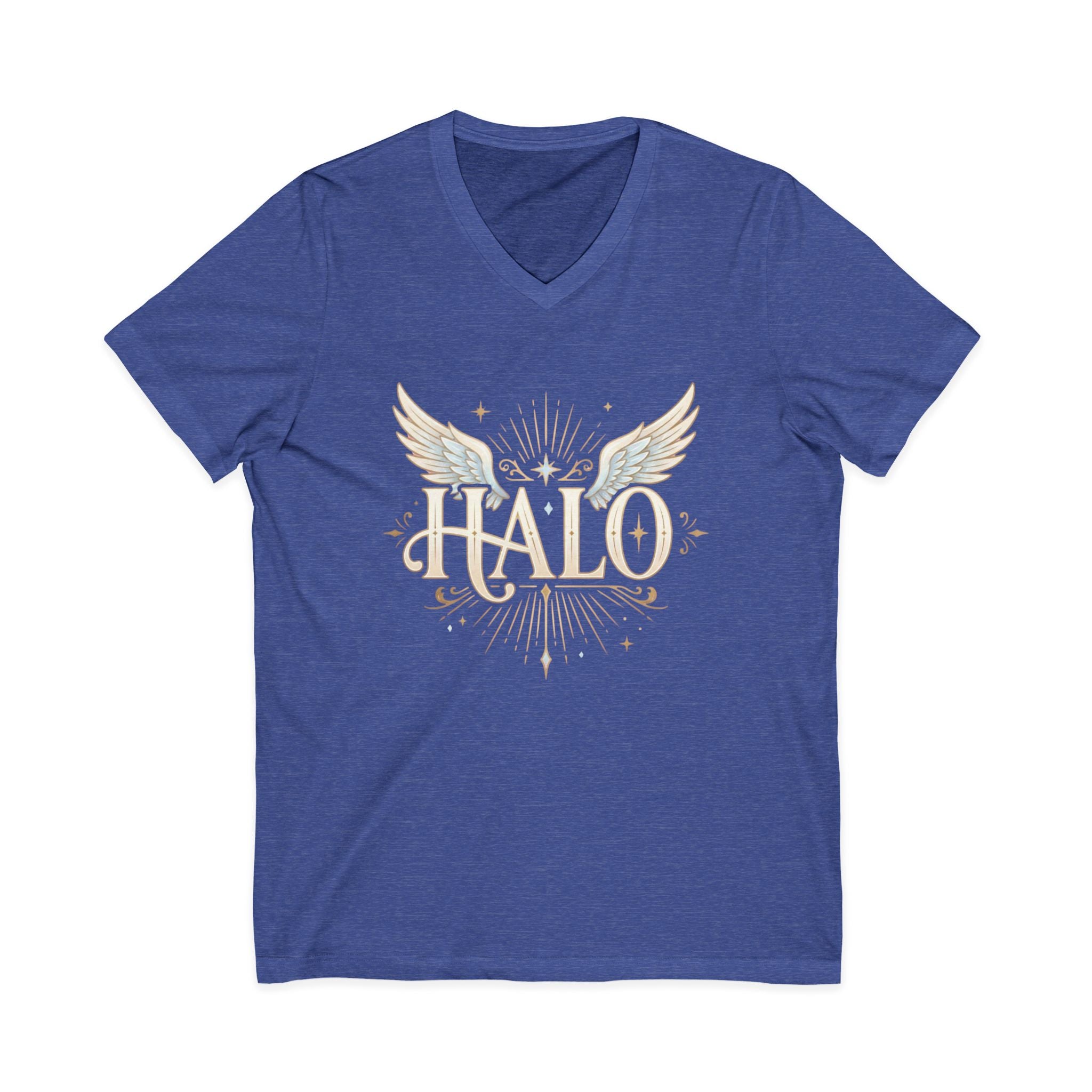 Halo V-Neck Tee - Bella+Canvas