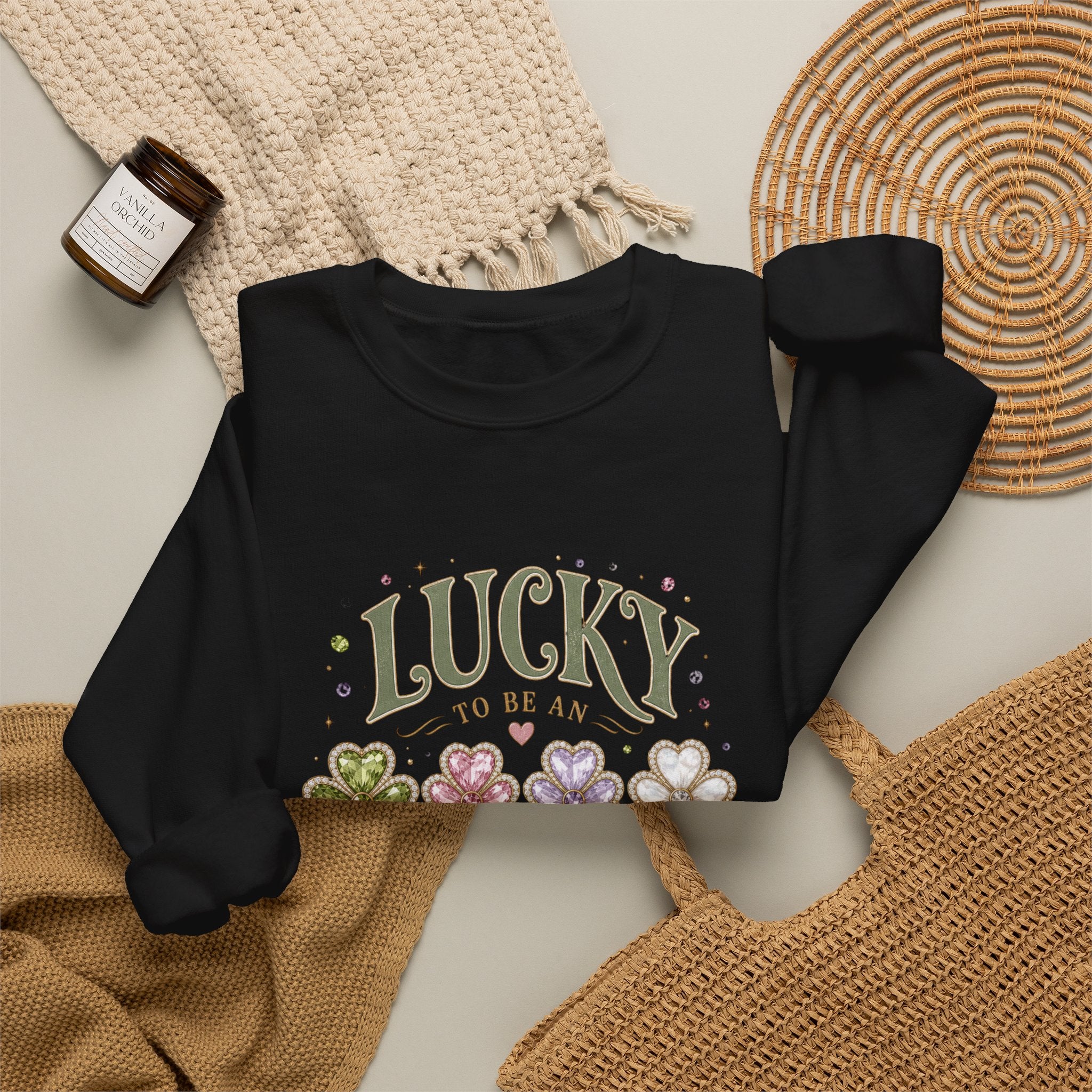 Lucky To Be An August Girl Sweatshirt