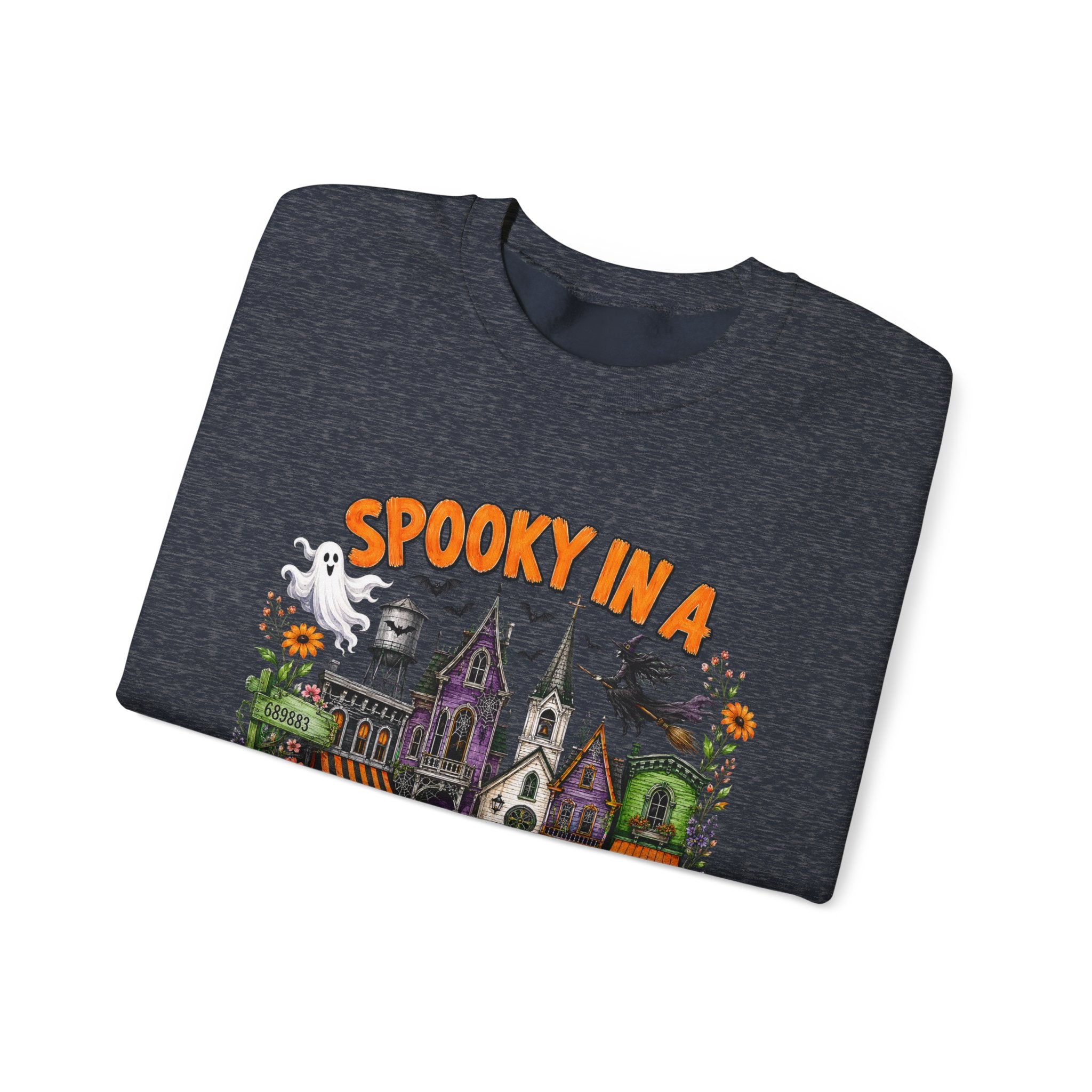 Spooky In A Smalltown Sweatshirt - Gildan