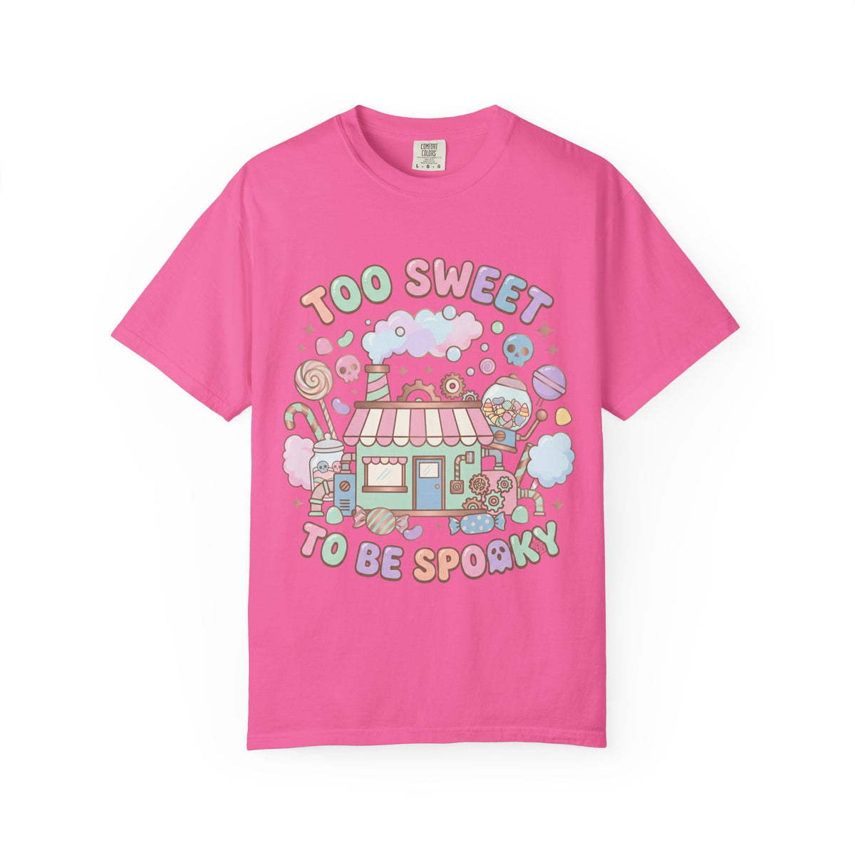 Too Sweet To Be Spooky Tee - Comfort Colors