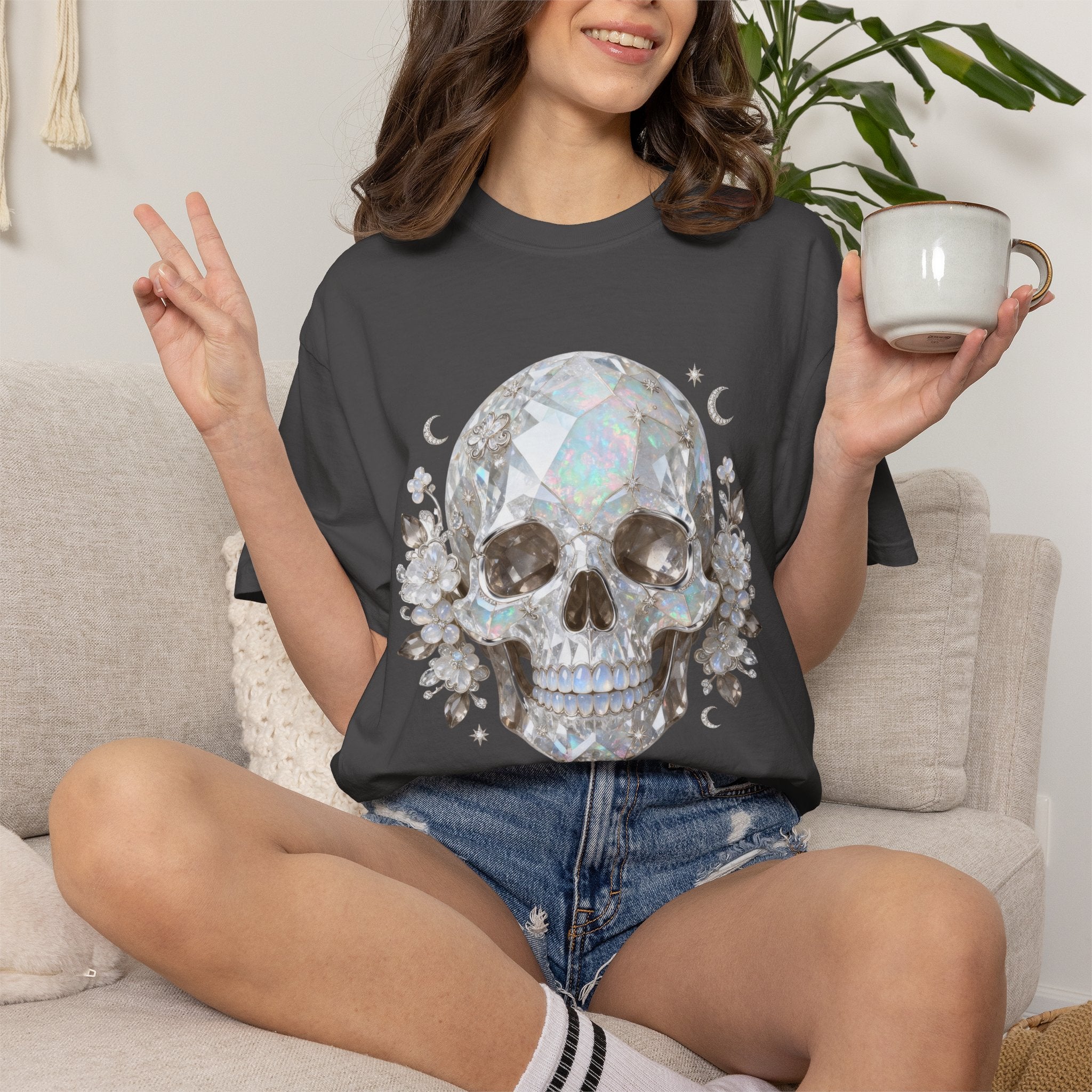 Moonstone Skull Tee - Comfort Colors