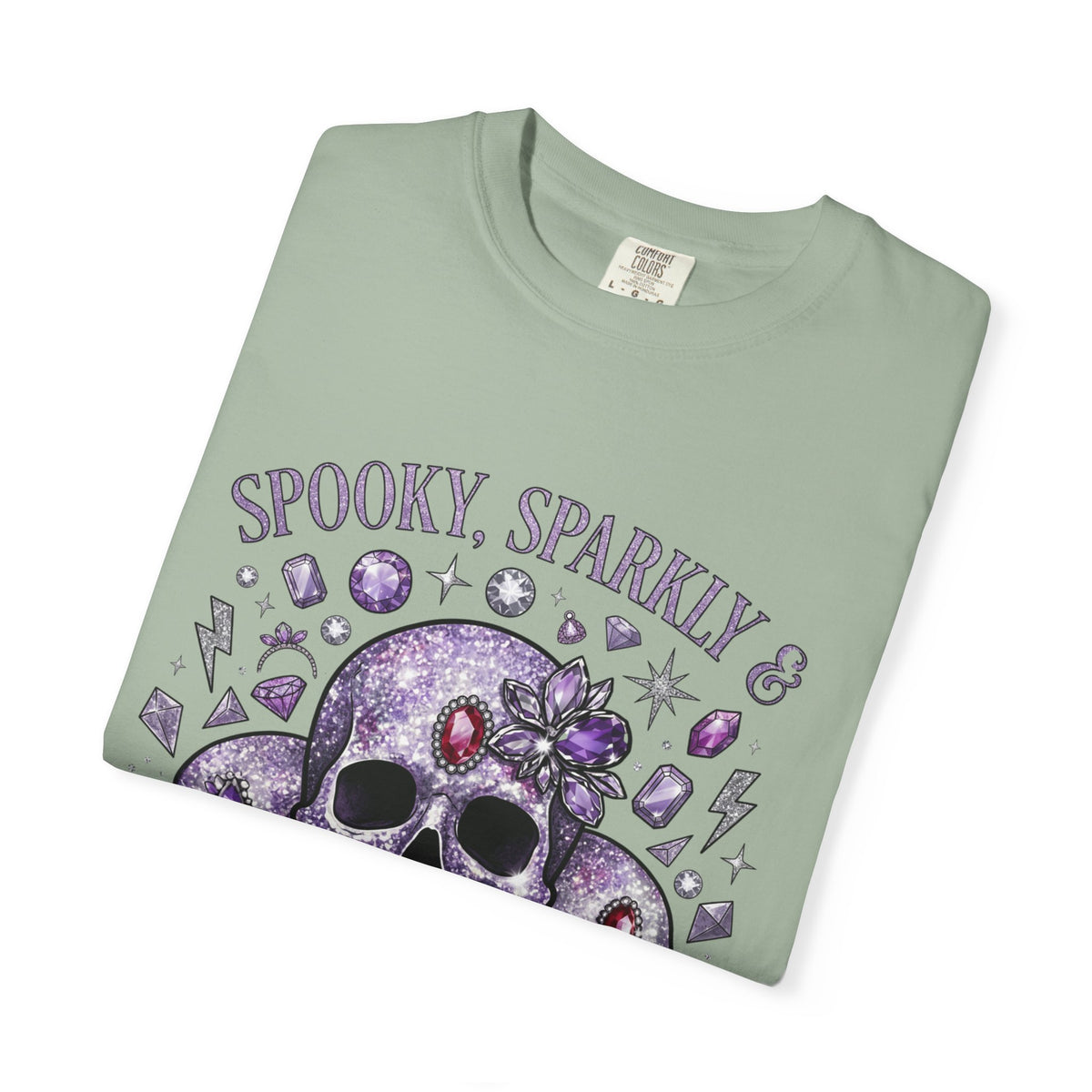 Spooky and Sparkly Tee - Comfort Colors