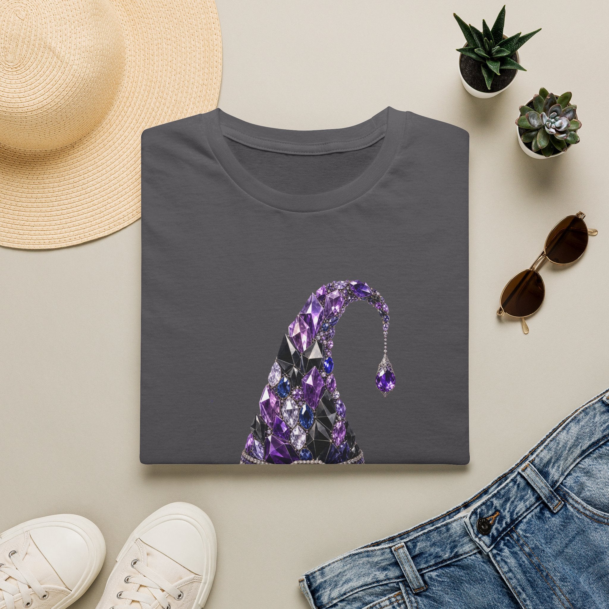 The Jeweled Witches Hat Tee - Gildan