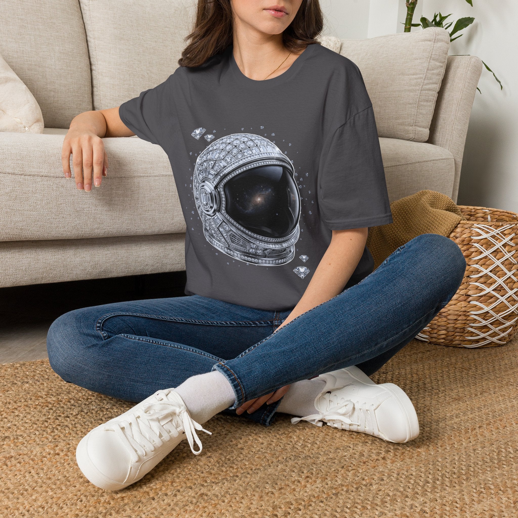 Sparkle Astronaut Tee - Gildan