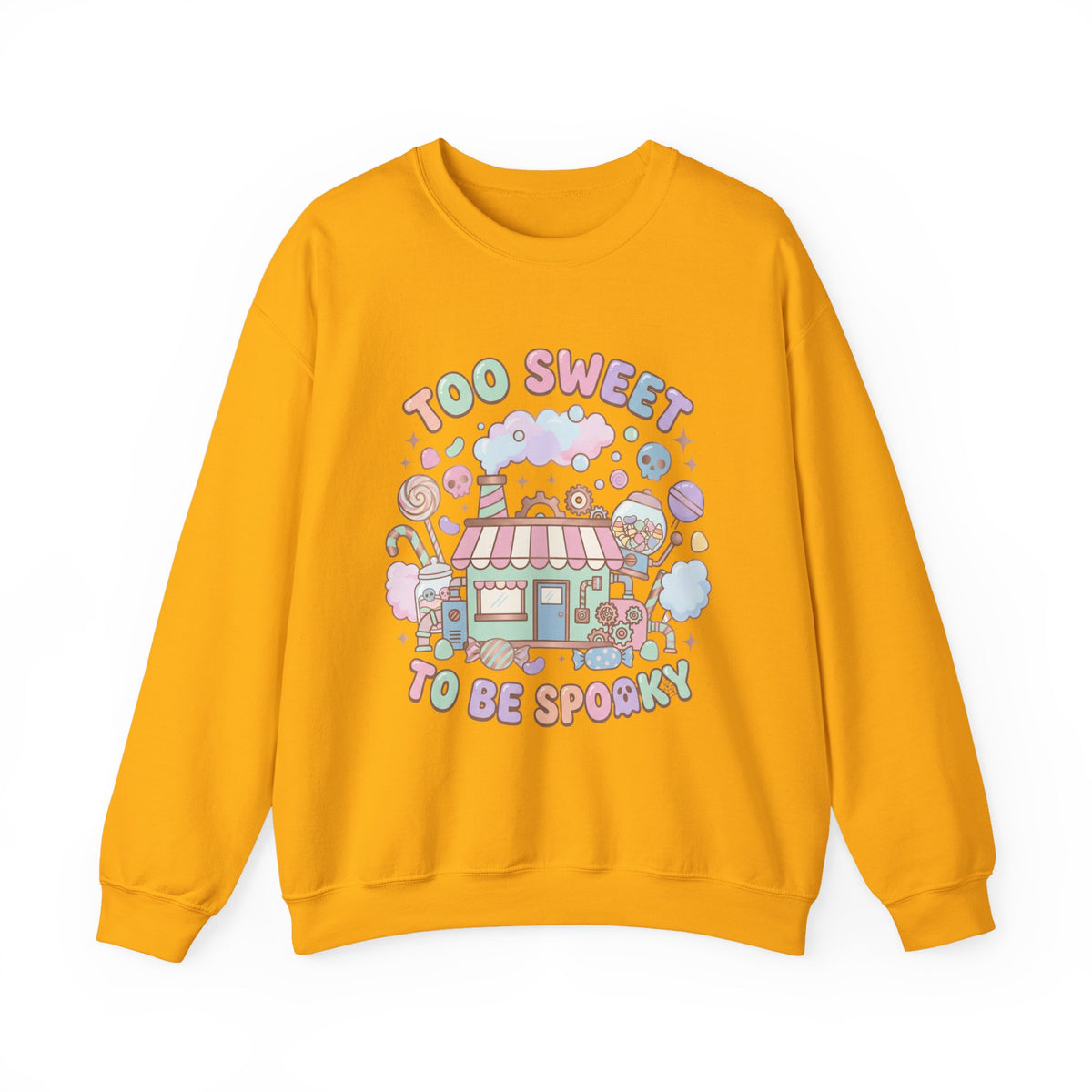 Too Sweet To Be Spooky Sweatshirt - Gildan