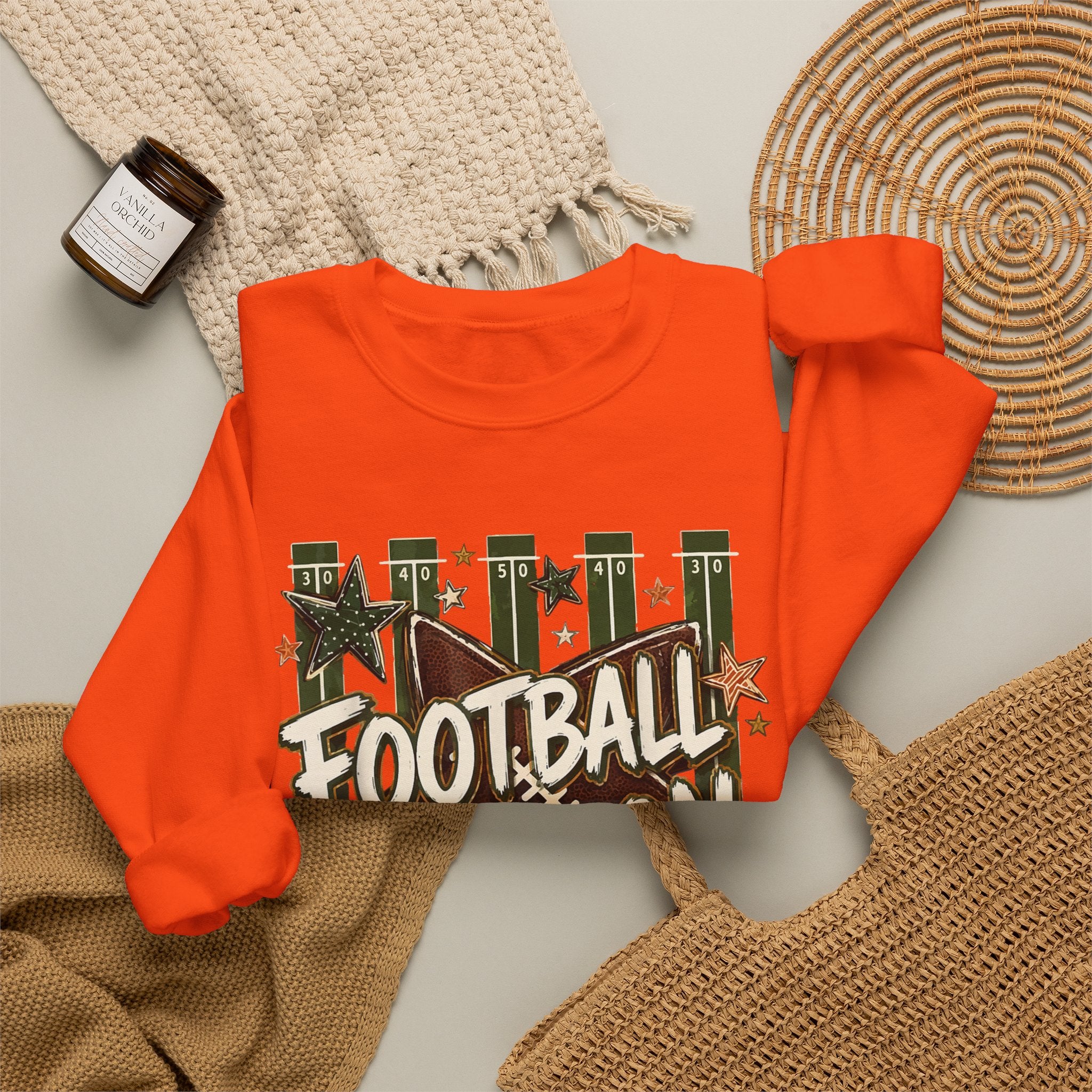 Football Season Sweatshirt - Gildan