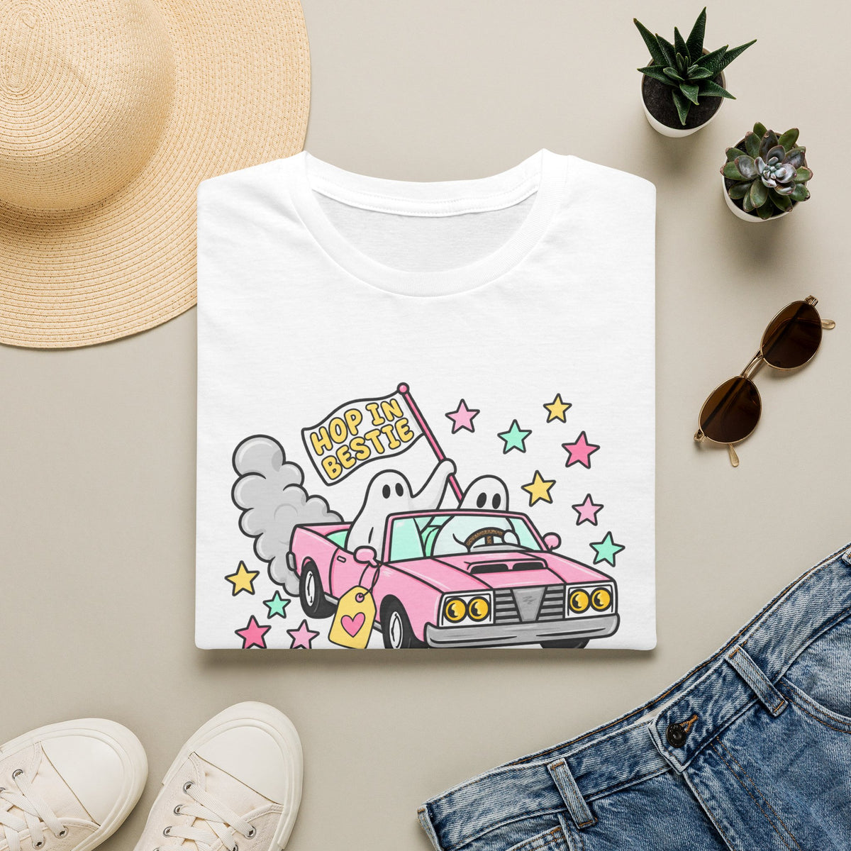 Hop In Bestie Tee - Gildan