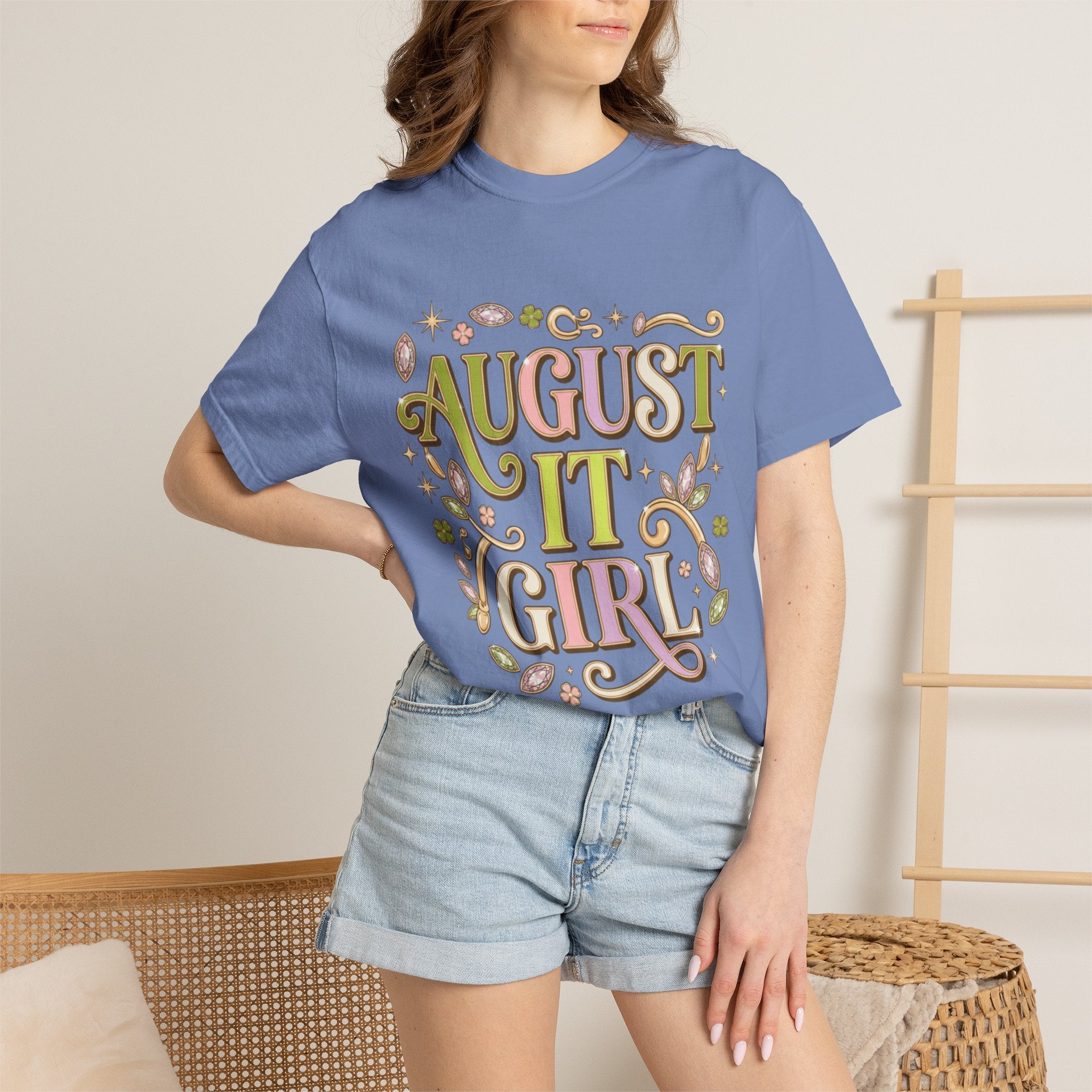 August It Girl Tee - Comfort Colors