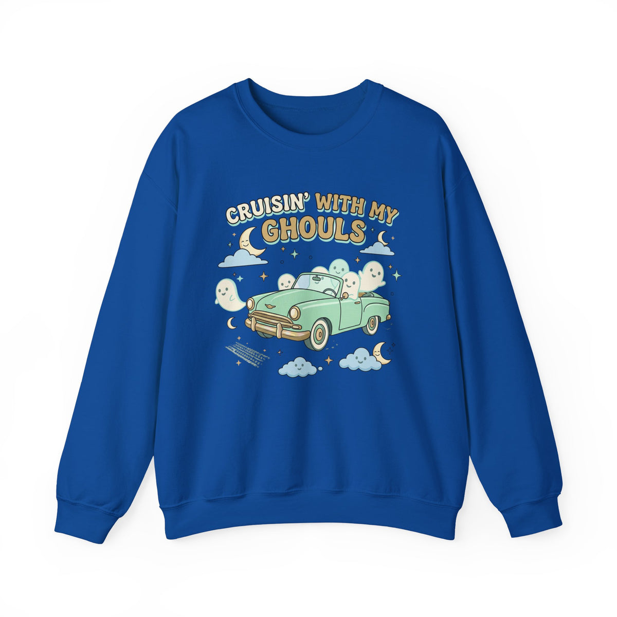 Cruisin' With My Ghouls Sweatshirt - Gildan