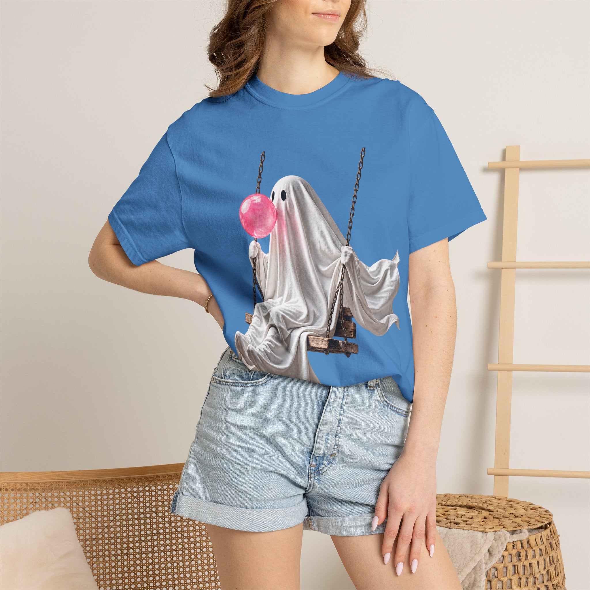 Bubblegum Ghost Tee - Comfort Colors