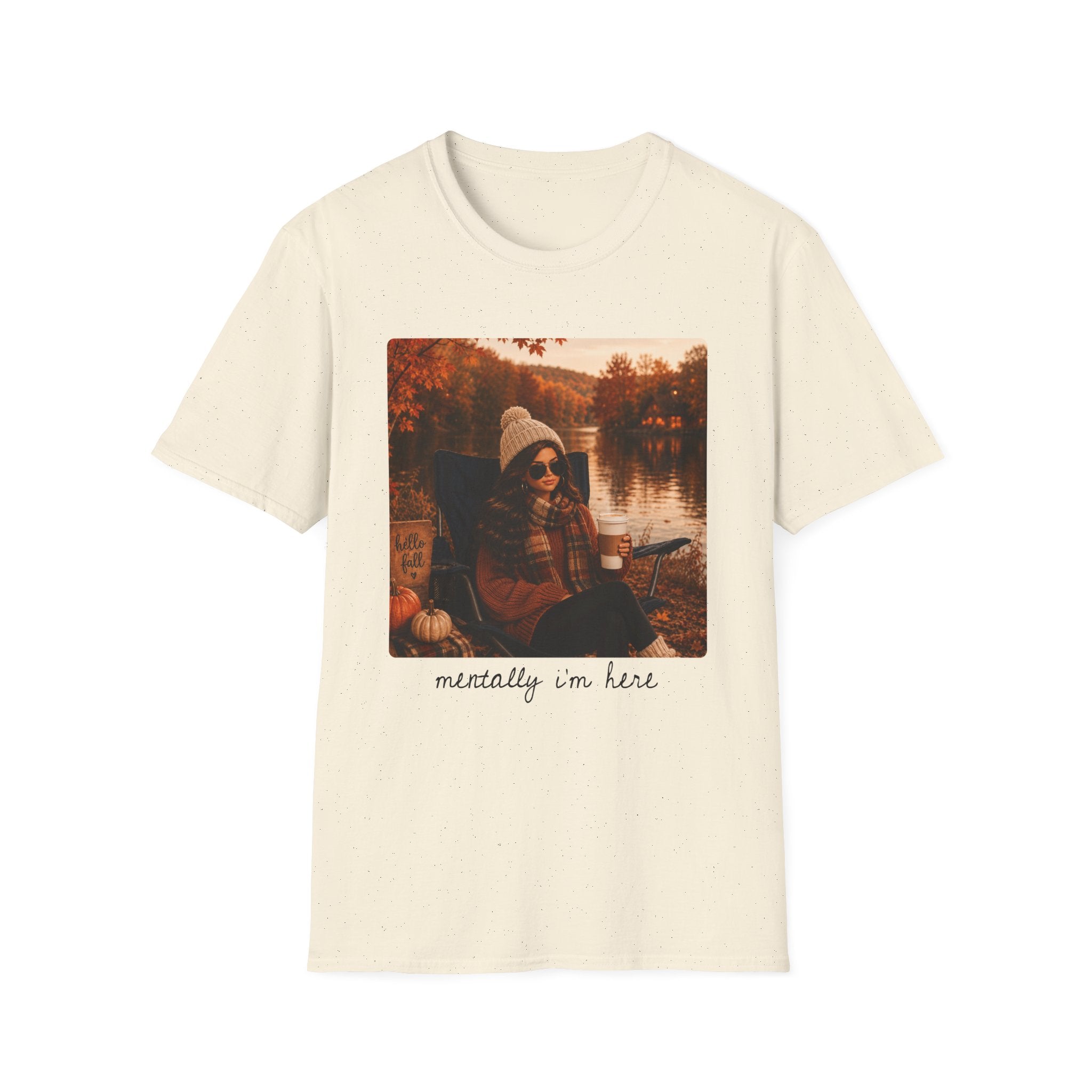 Mentally I'm Here Tee - Gildan