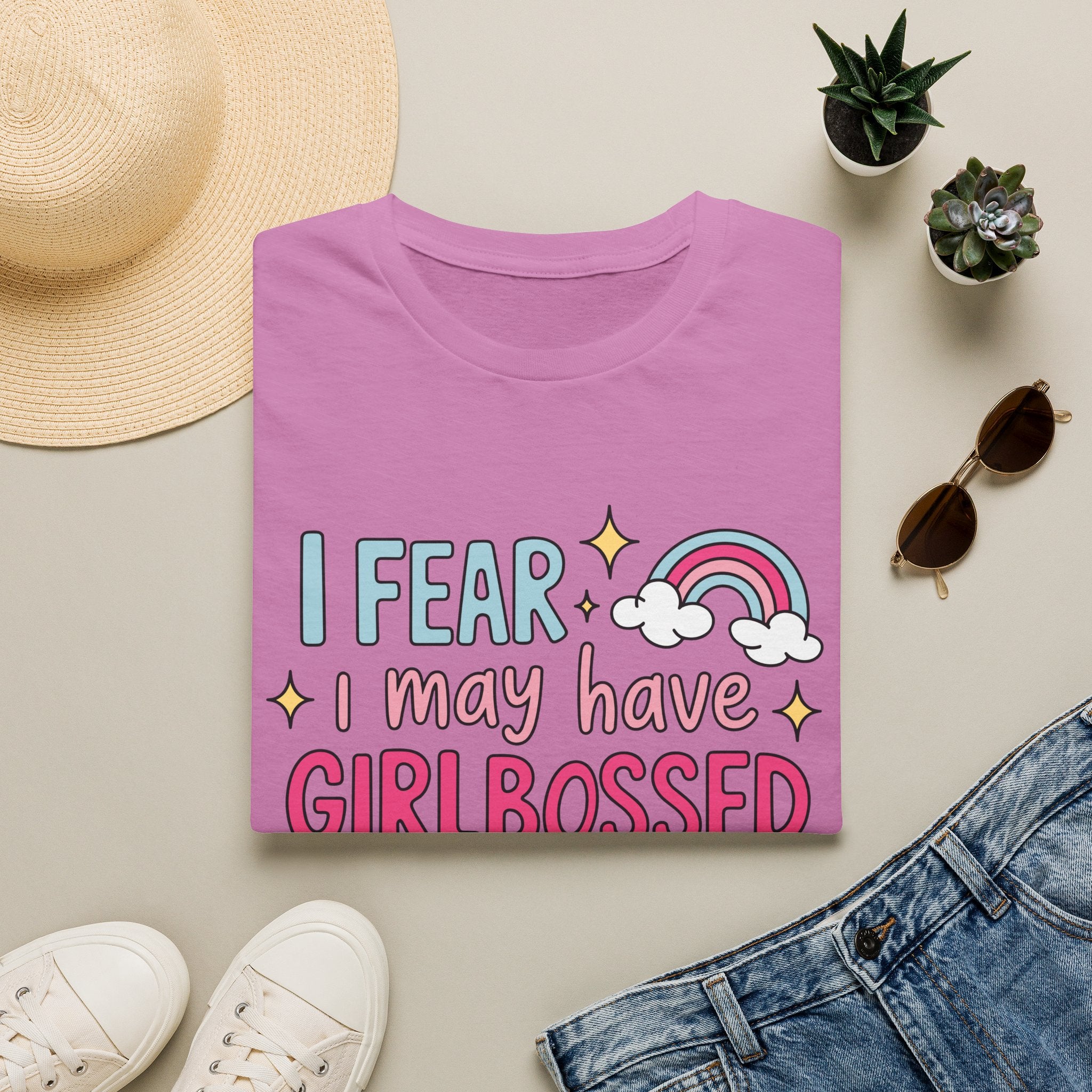 Girlbossed Too Hard Tee- Gildan