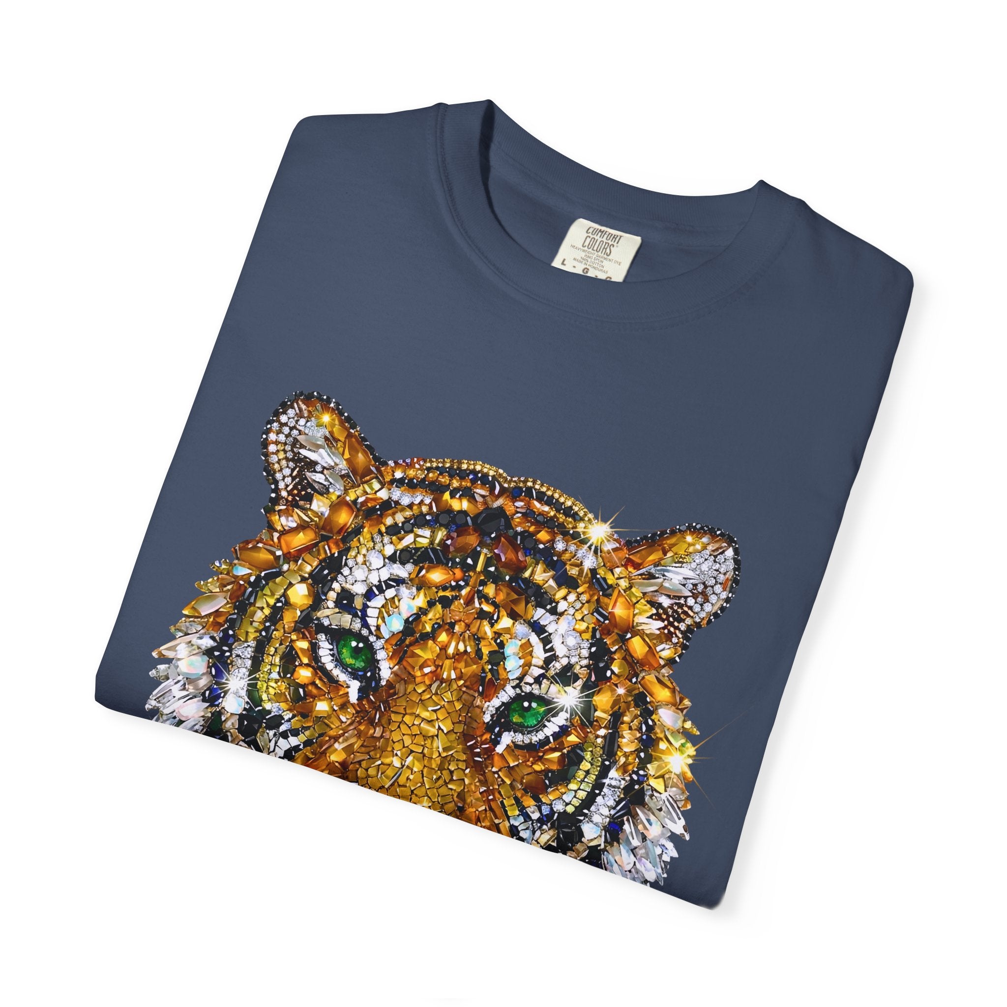Jeweled Tiger Tee - Comfort Colors