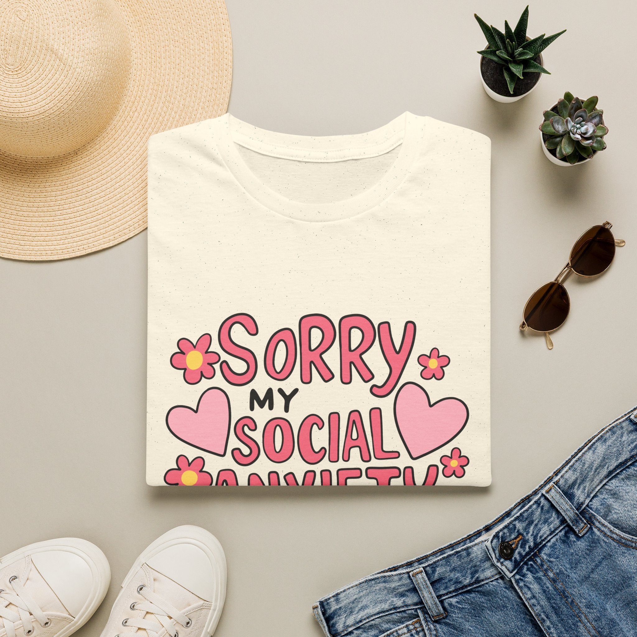 My Social Anxiety Says No Tee- Gildan