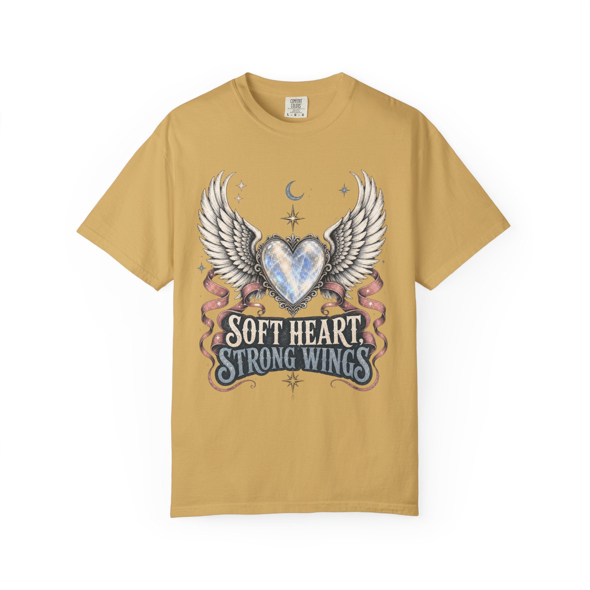 Soft Heart Strong Wings Tee - Comfort Colors