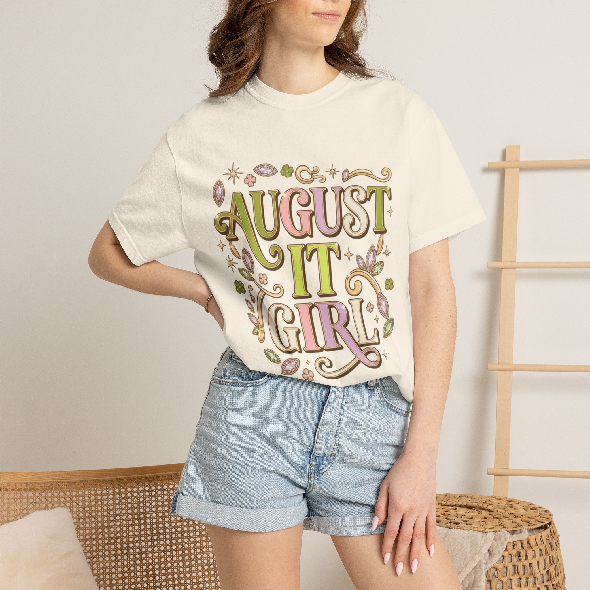 August It Girl Tee - Comfort Colors