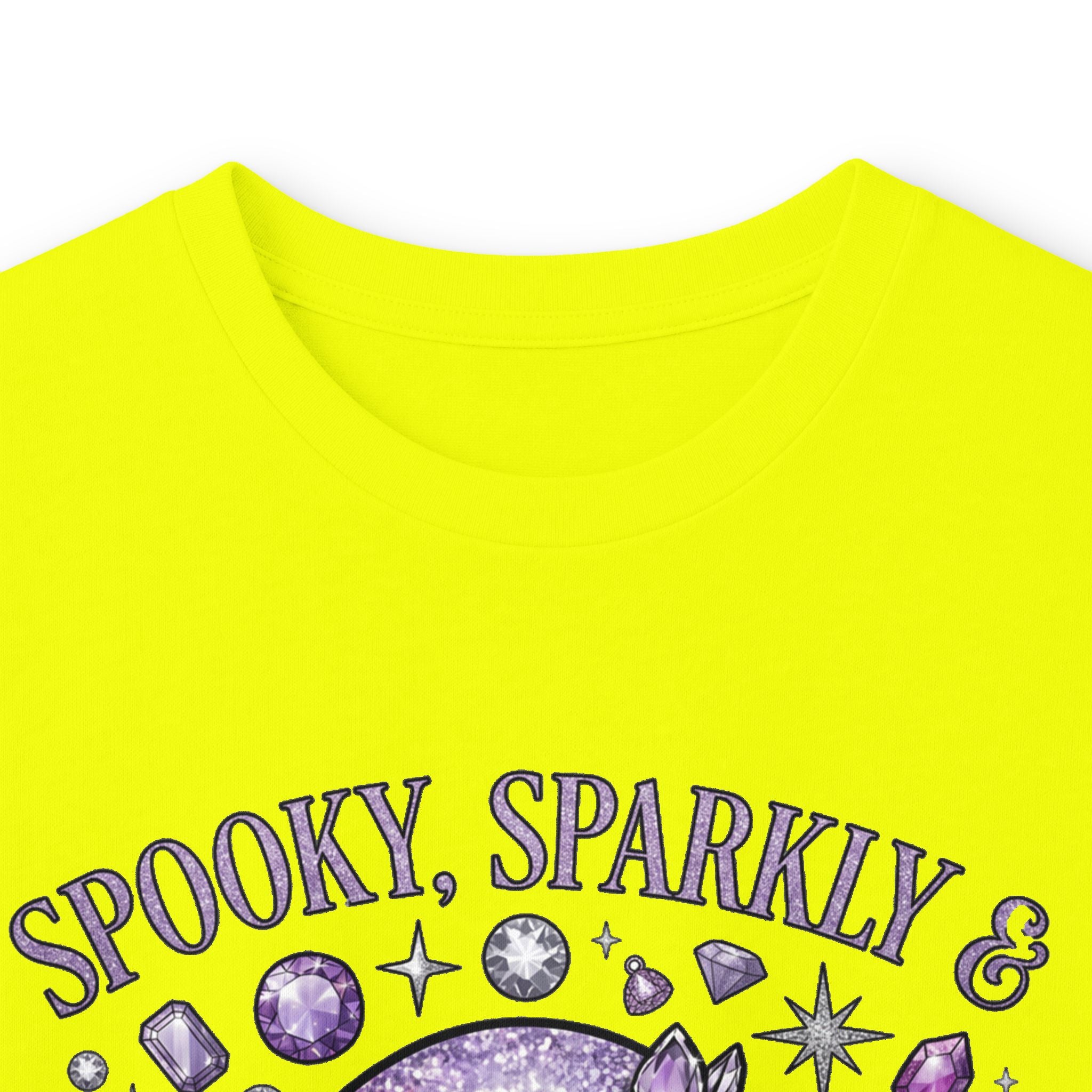 Spooky and Sparkly Long Sleeve Tee - Gildan
