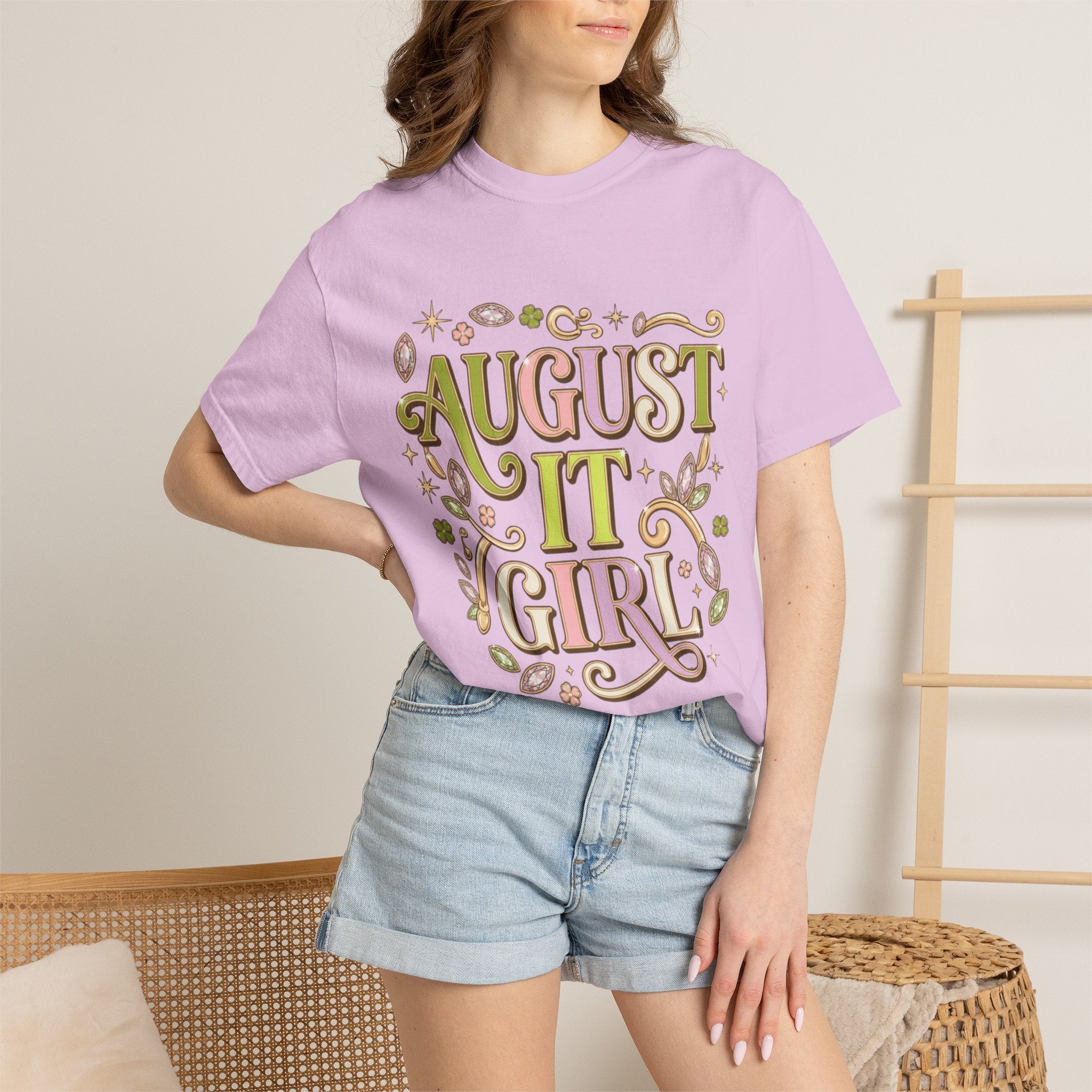 August It Girl Tee - Comfort Colors