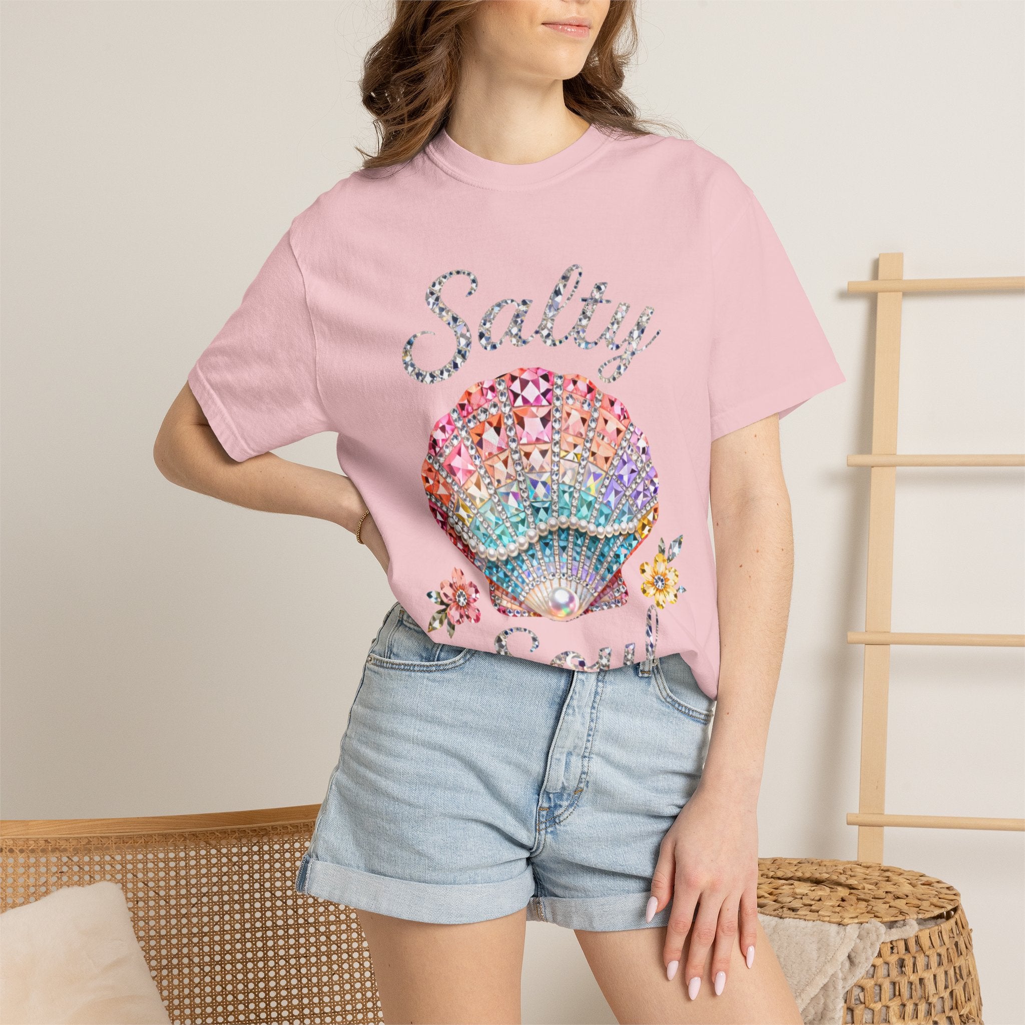 Salty Soul Jewel Tee - Comfort Colors